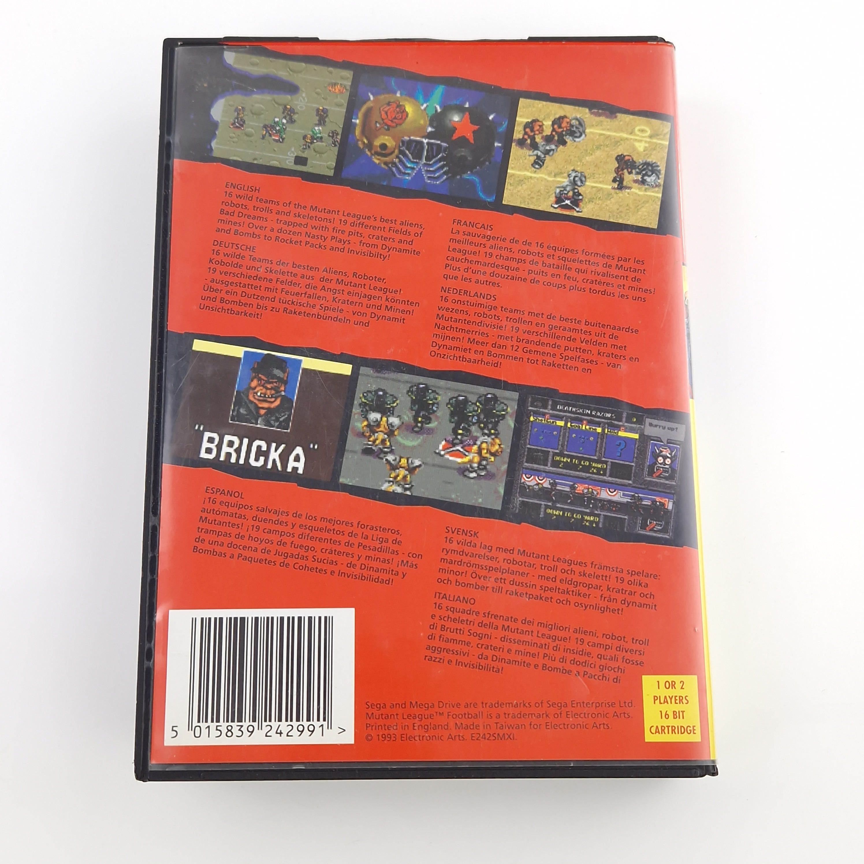 Sega Mega Drive Spiel – Mutant League Football (OVP PAL)