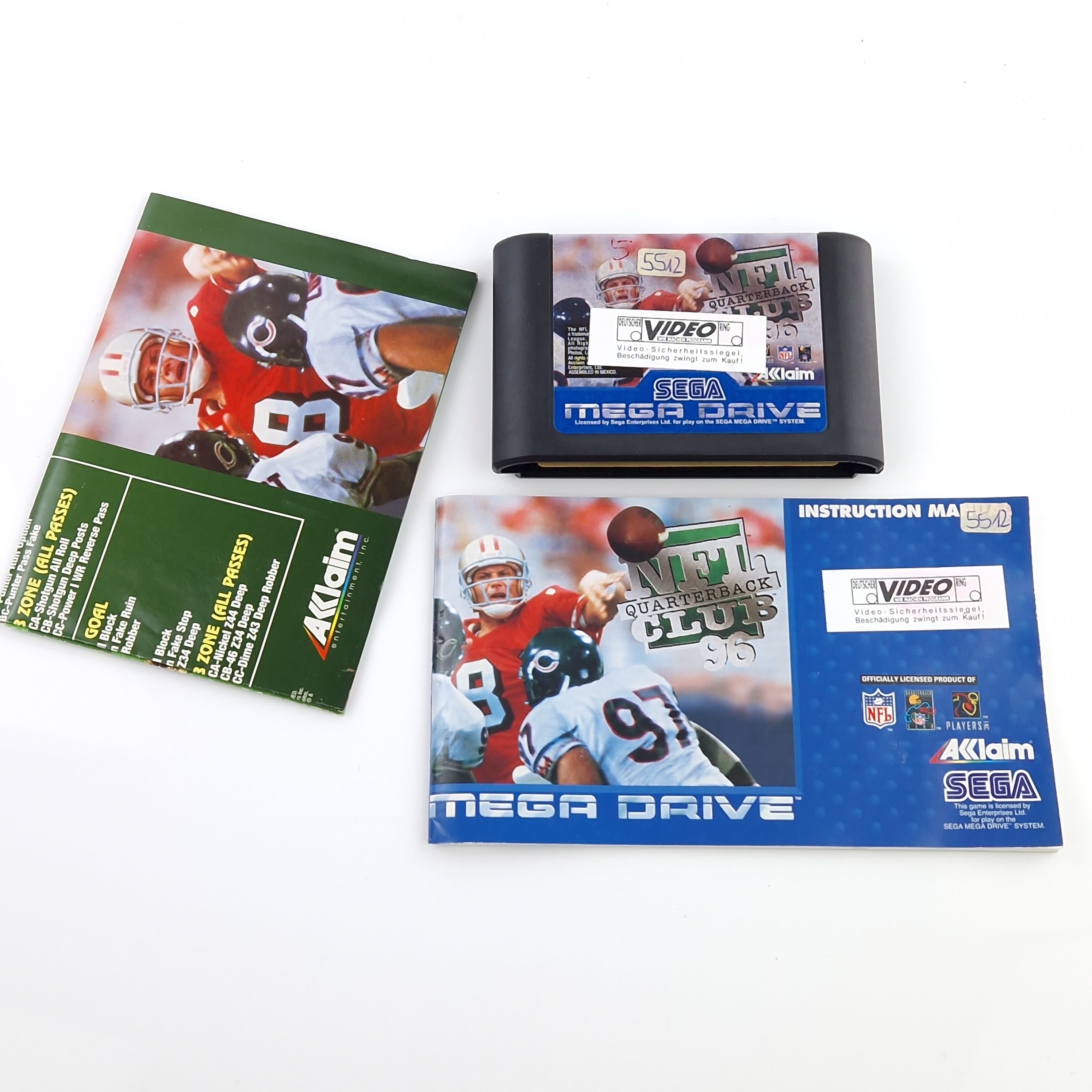 Sega Mega Drive Spiel – NFL Quarterback Club 96 MD OVP PAL