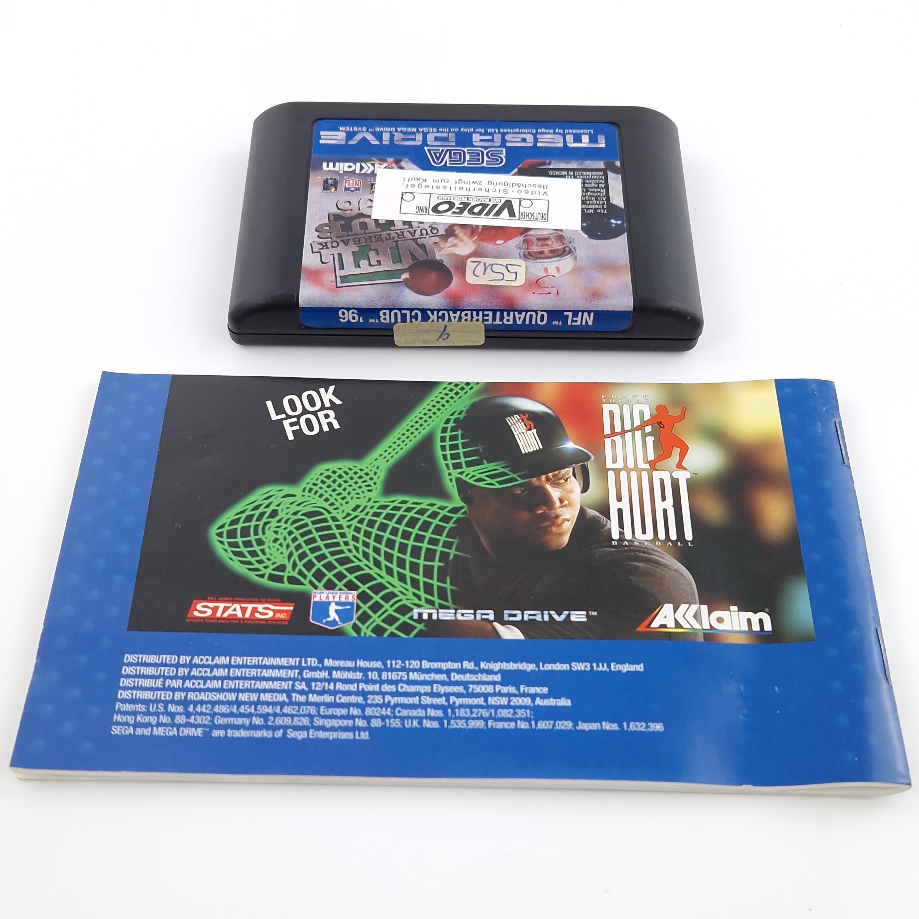 Sega Mega Drive Spiel – NFL Quarterback Club 96 MD OVP PAL