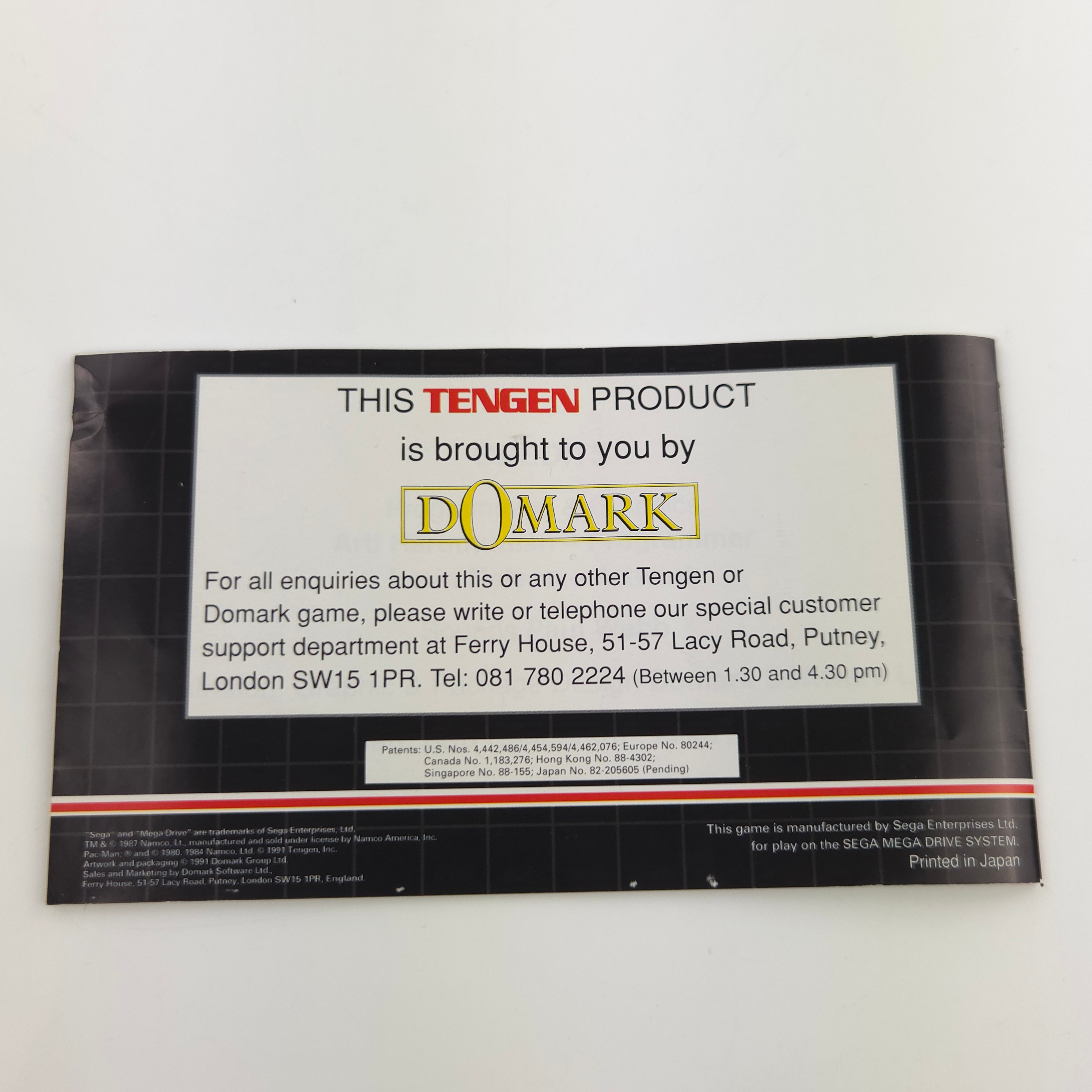 Sega Mega Drive Spiel – Pac-Mania Modul OVP PAL