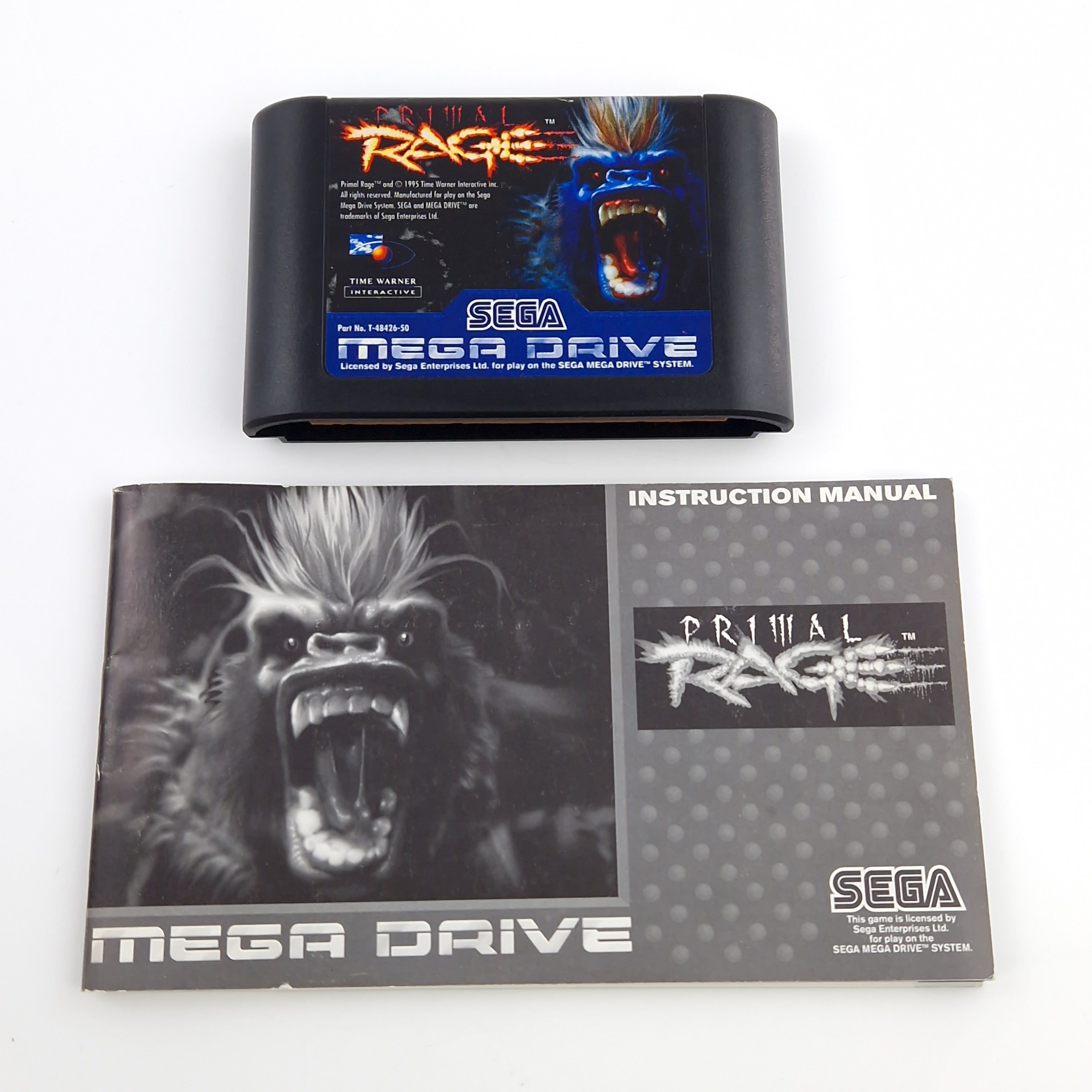 Sega Mega Drive Spiel – Primal Rage MD Cartridge OVP PAL