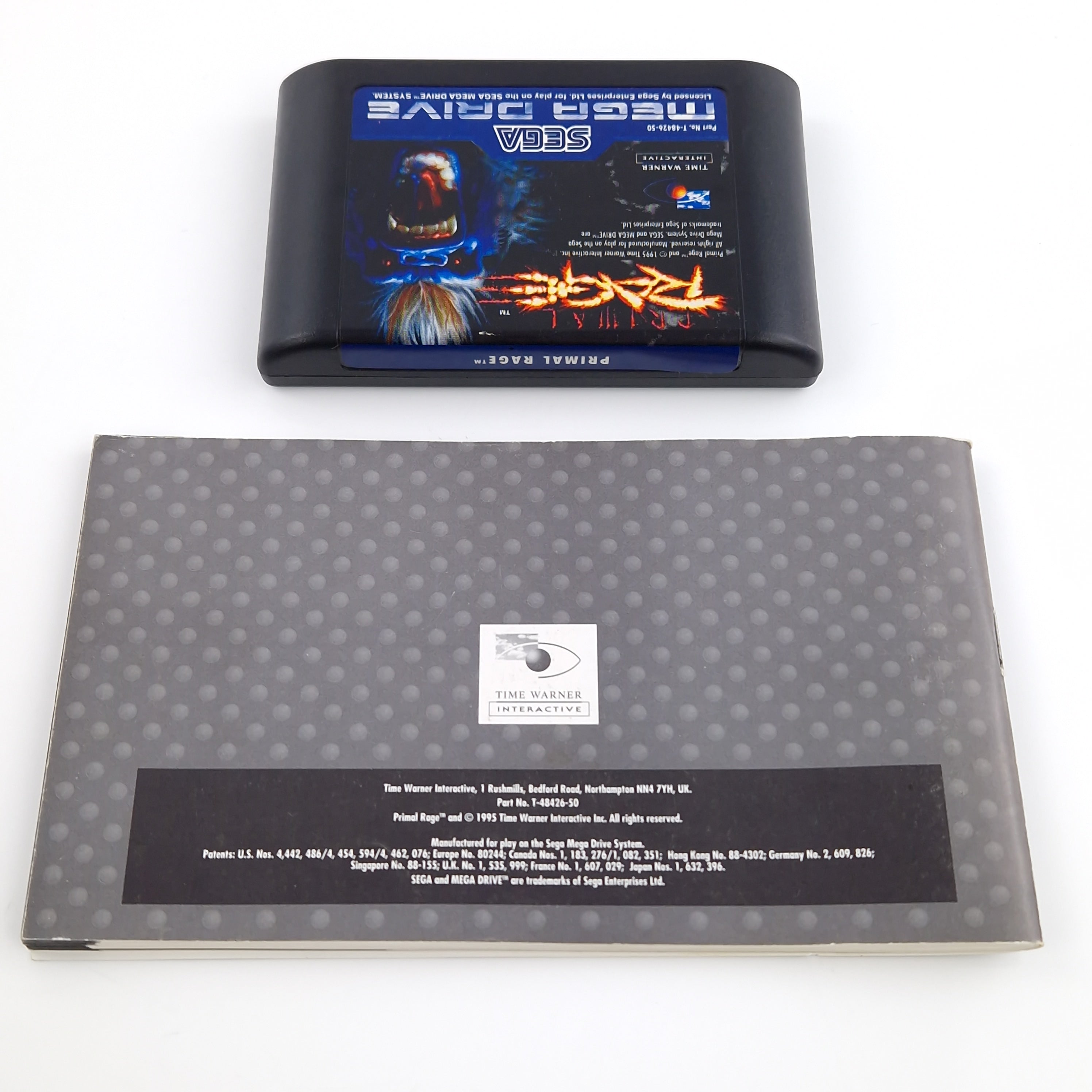 Sega Mega Drive Spiel – Primal Rage MD Cartridge OVP PAL