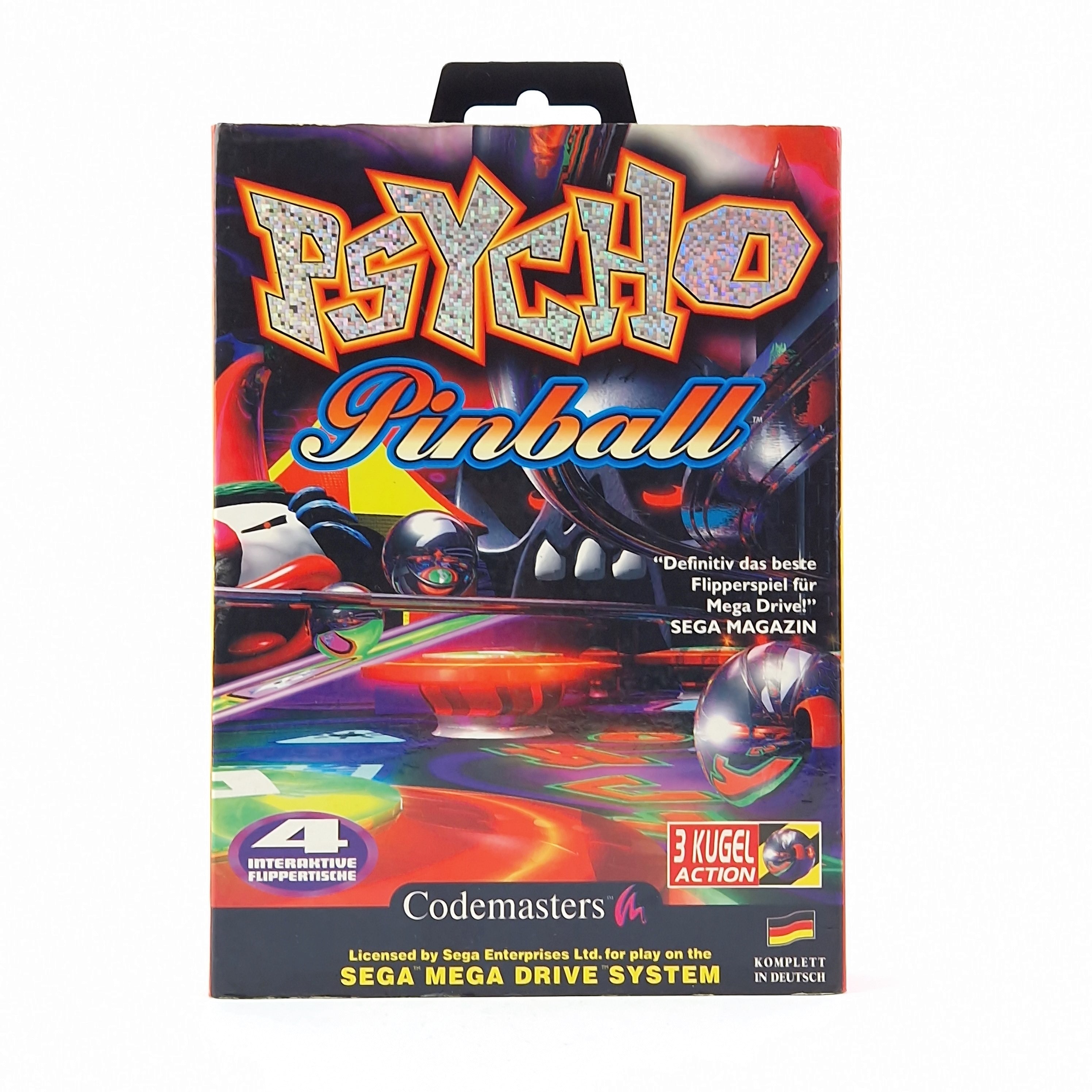 Sega Mega Drive Spiel – Psycho Pinball OVP PAL