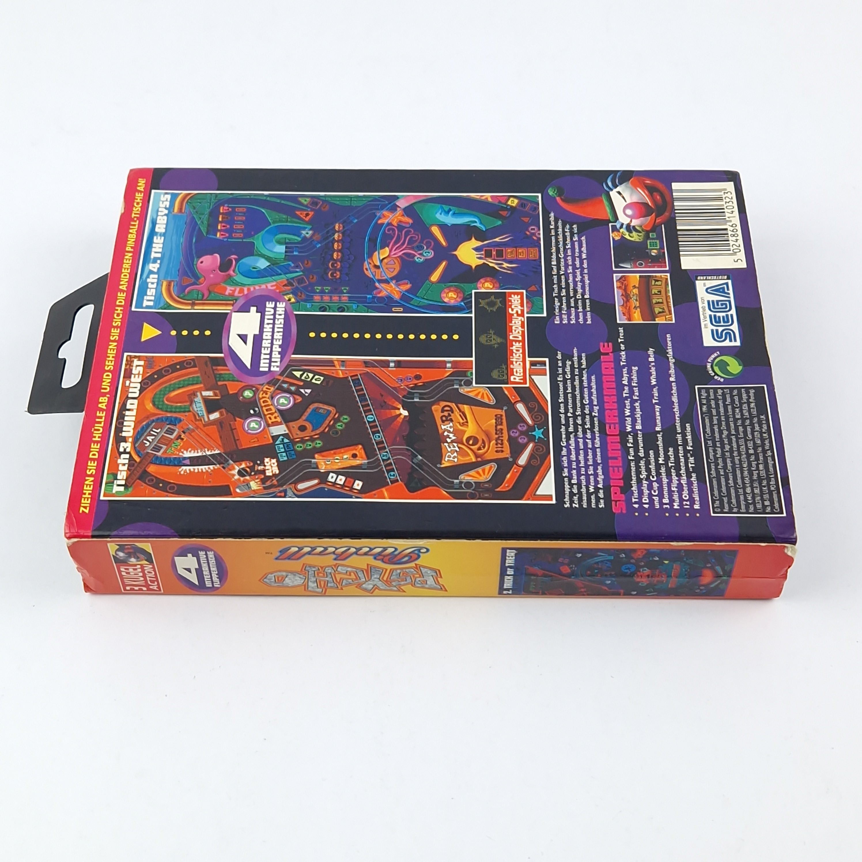 Sega Mega Drive Spiel – Psycho Pinball OVP PAL