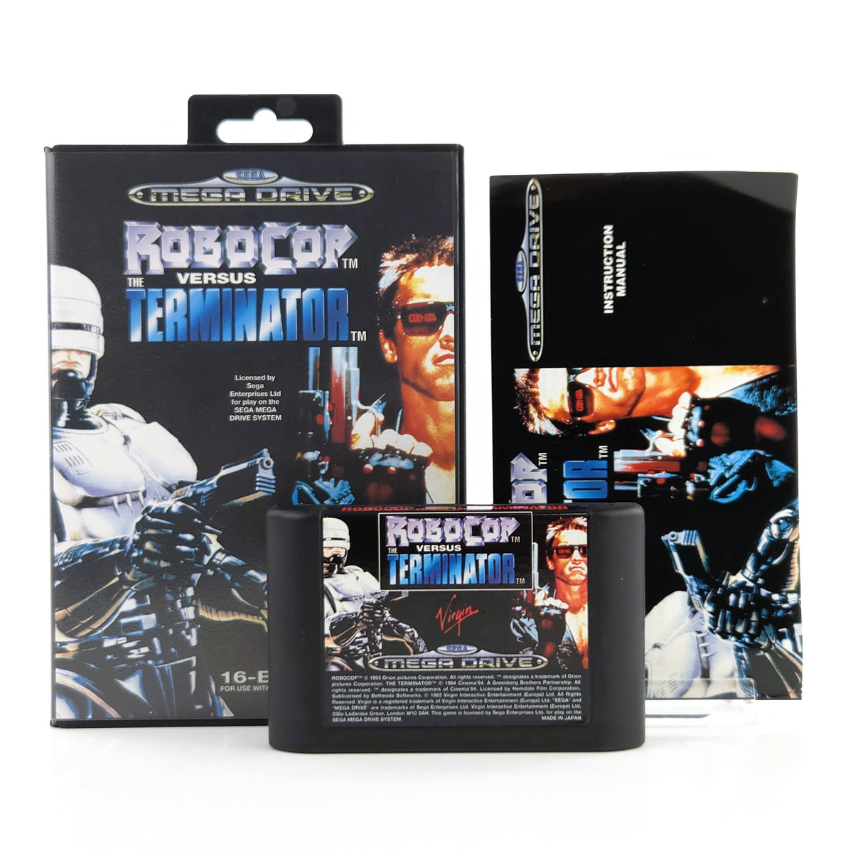 Sega Mega Drive Spiel Robocop Versus Terminator OVP