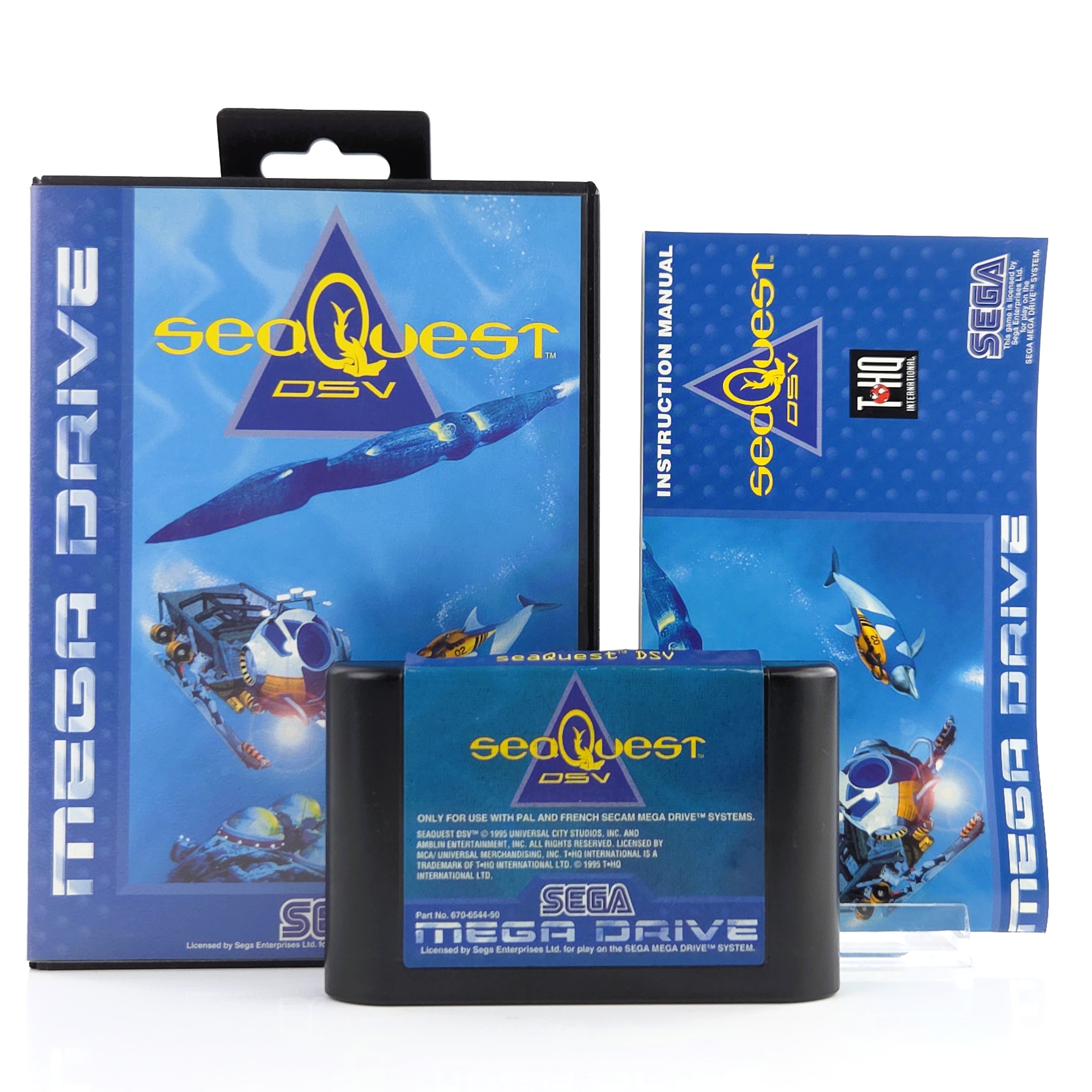 Sega Mega Drive Spiel Sea Quest DSV MD OVP CIB PAL EUR