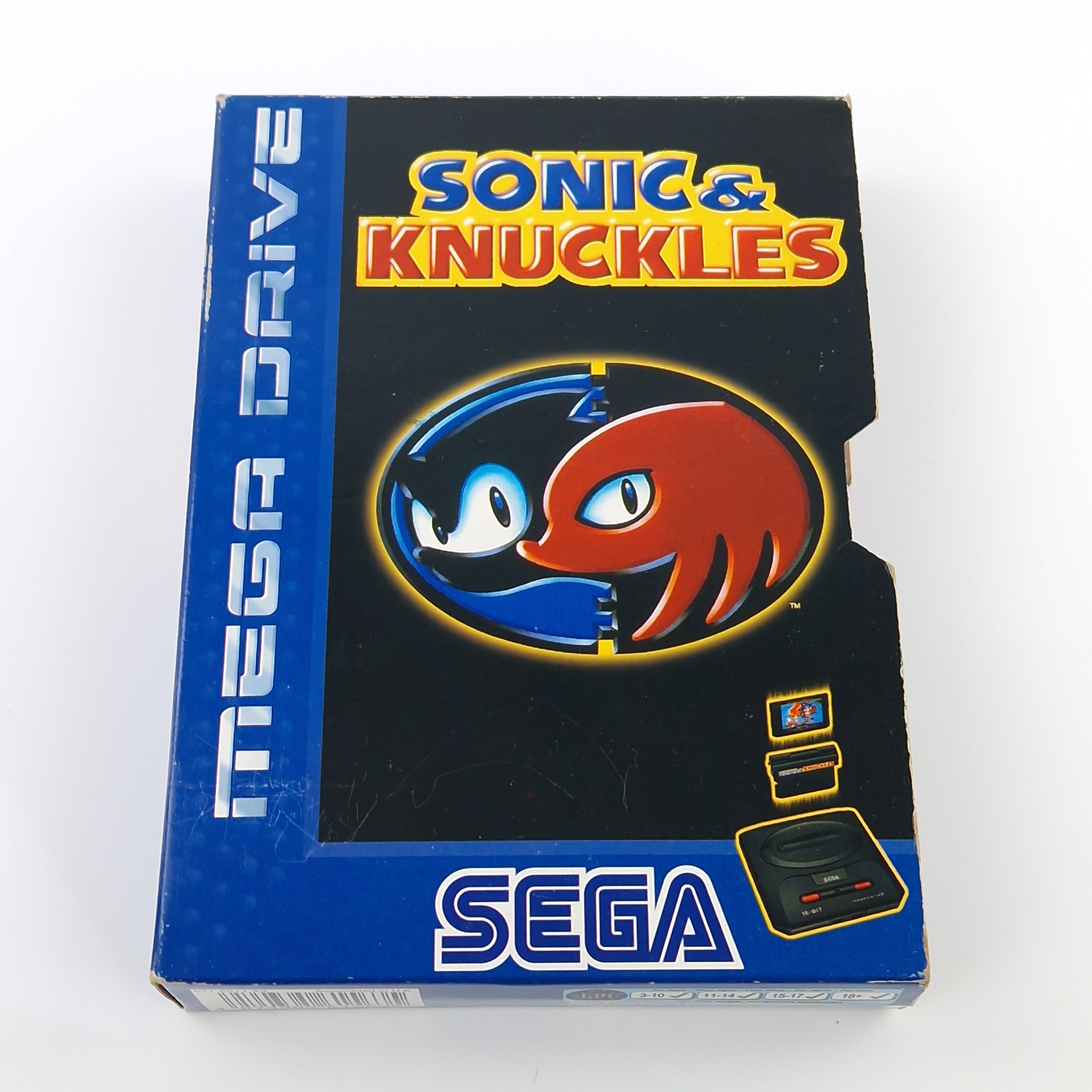 Sega Mega Drive Spiel – Sonic & Knuckles MD OVP PAL