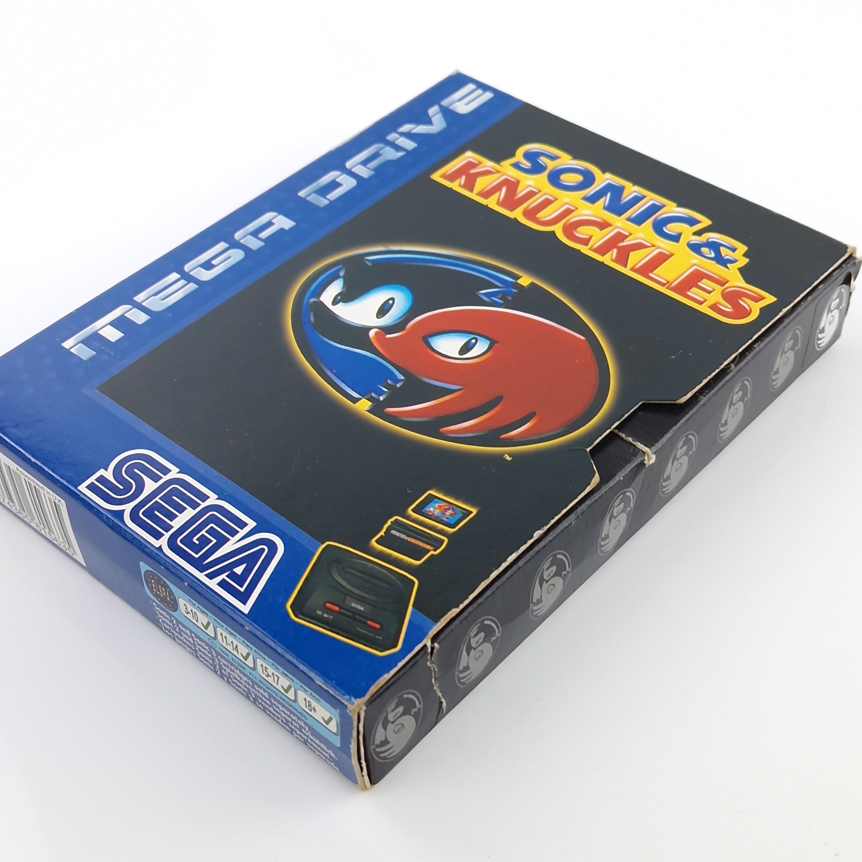 Sega Mega Drive Spiel – Sonic & Knuckles MD OVP PAL