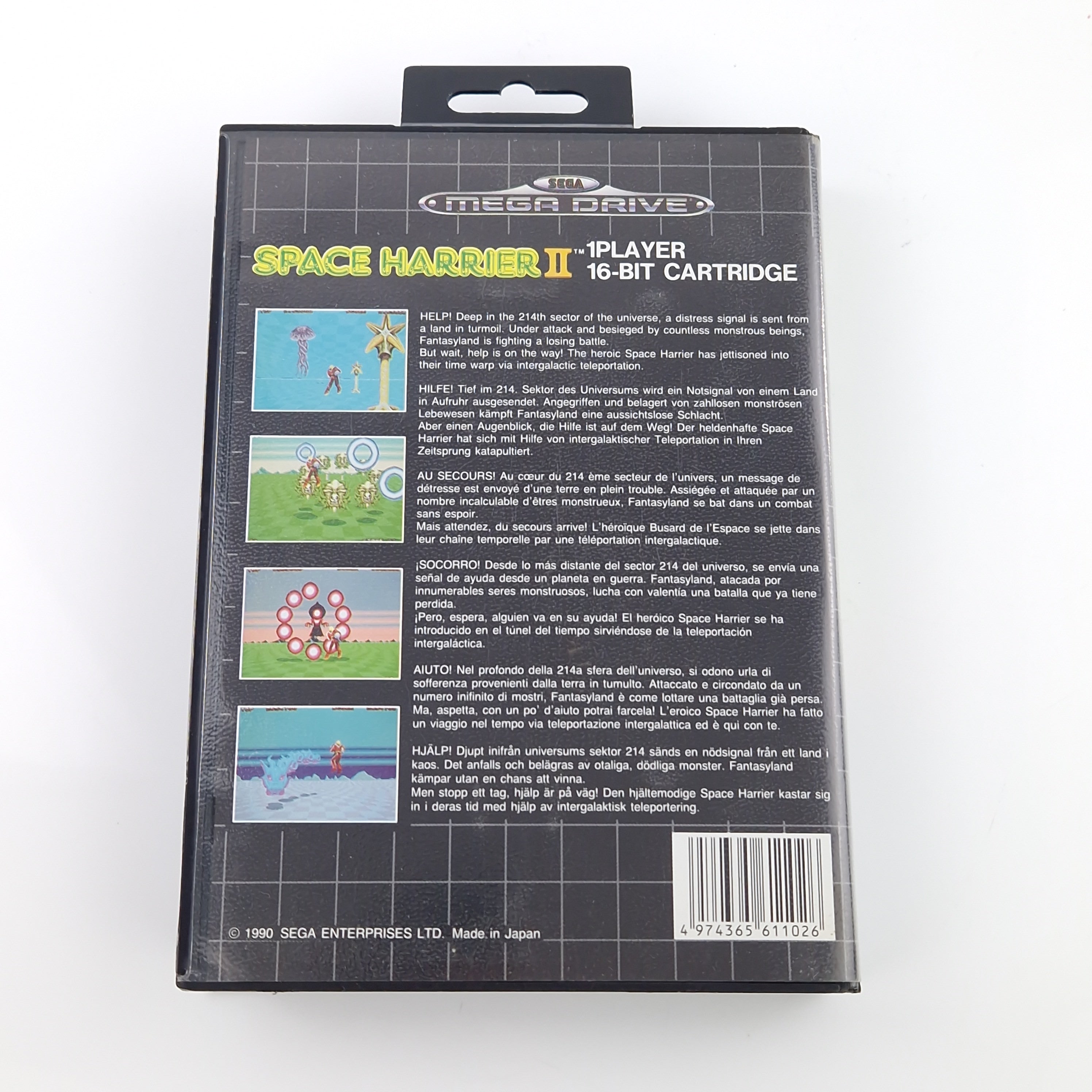 Sega Mega Drive Spiel – Space Harrier II MD OVP PAL