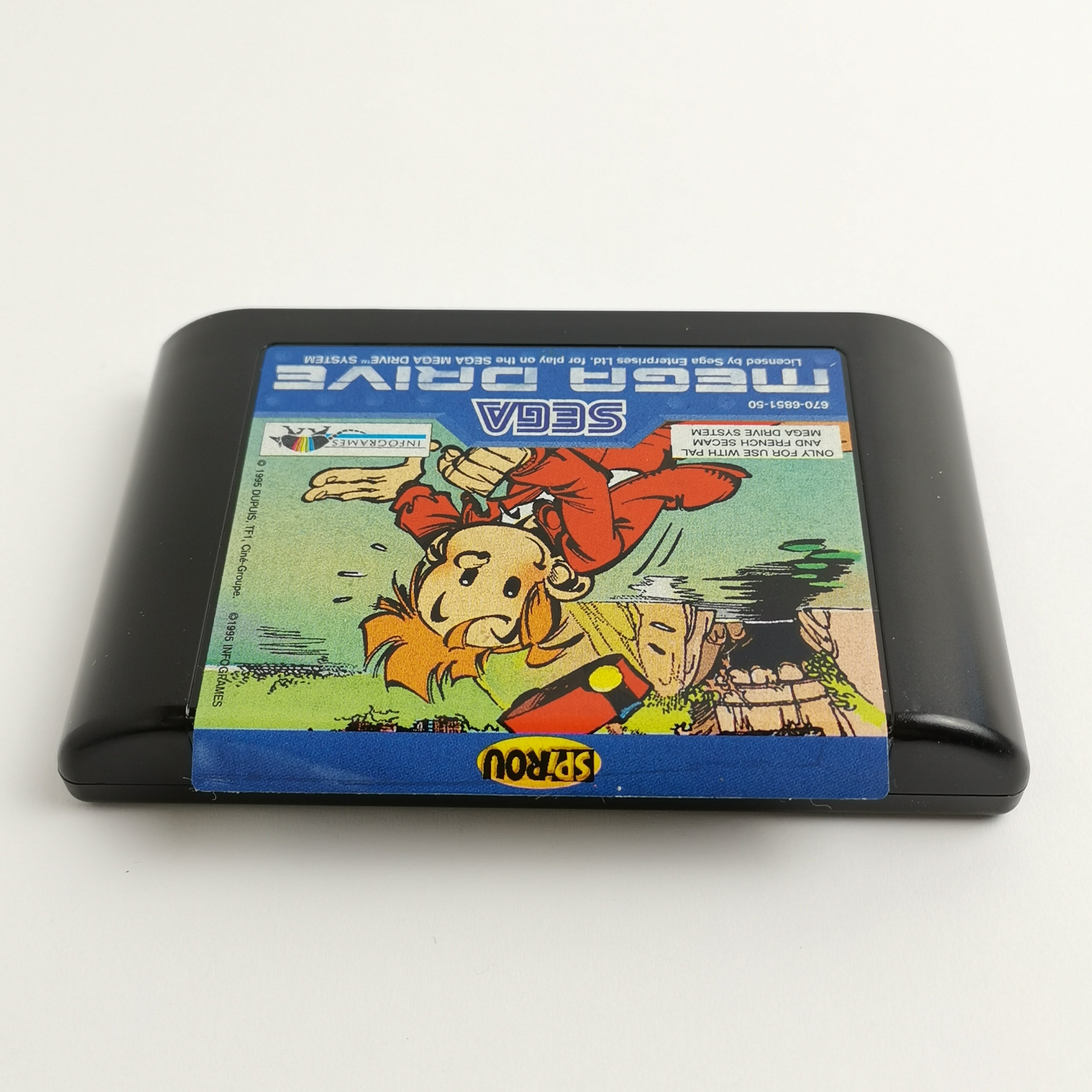 Sega Mega Drive Spiel – Spirou mit Poster OVP PAL MD