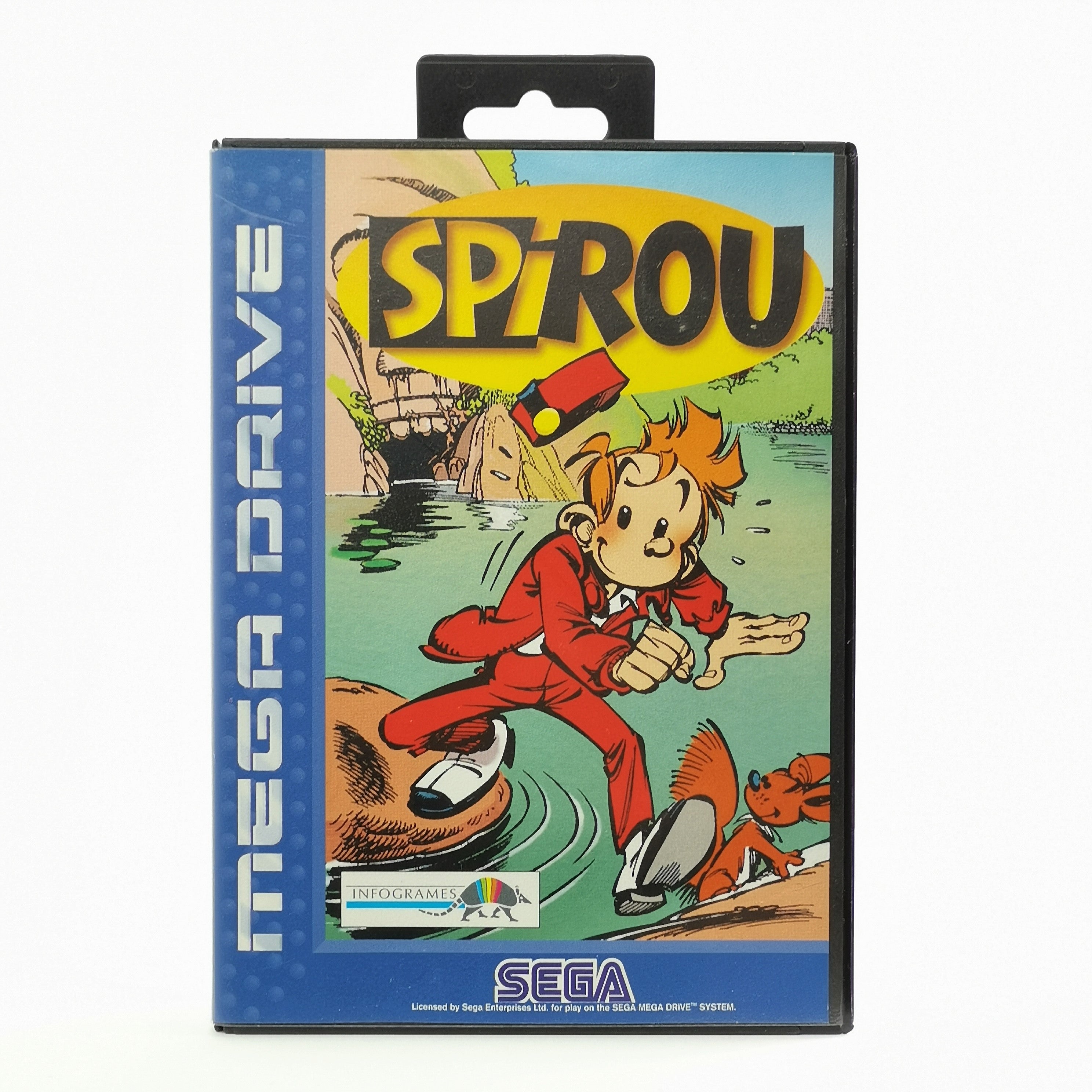 Sega Mega Drive Spiel – Spirou mit Poster OVP PAL MD
