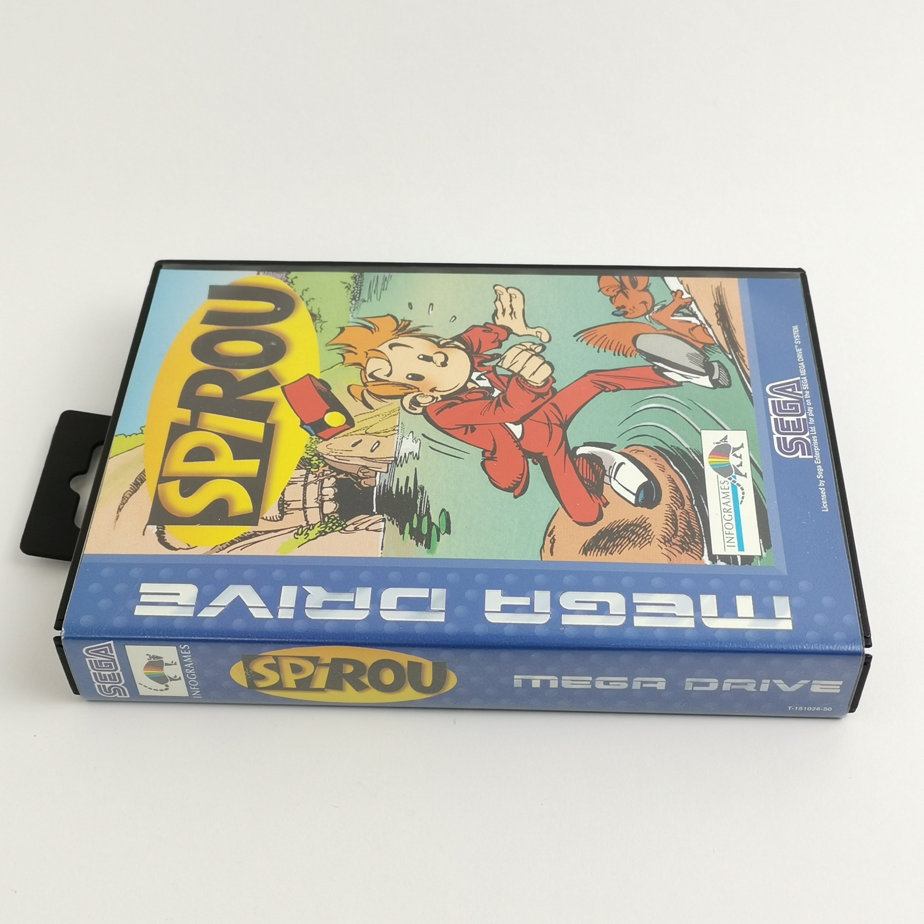 Sega Mega Drive Spiel – Spirou mit Poster OVP PAL MD