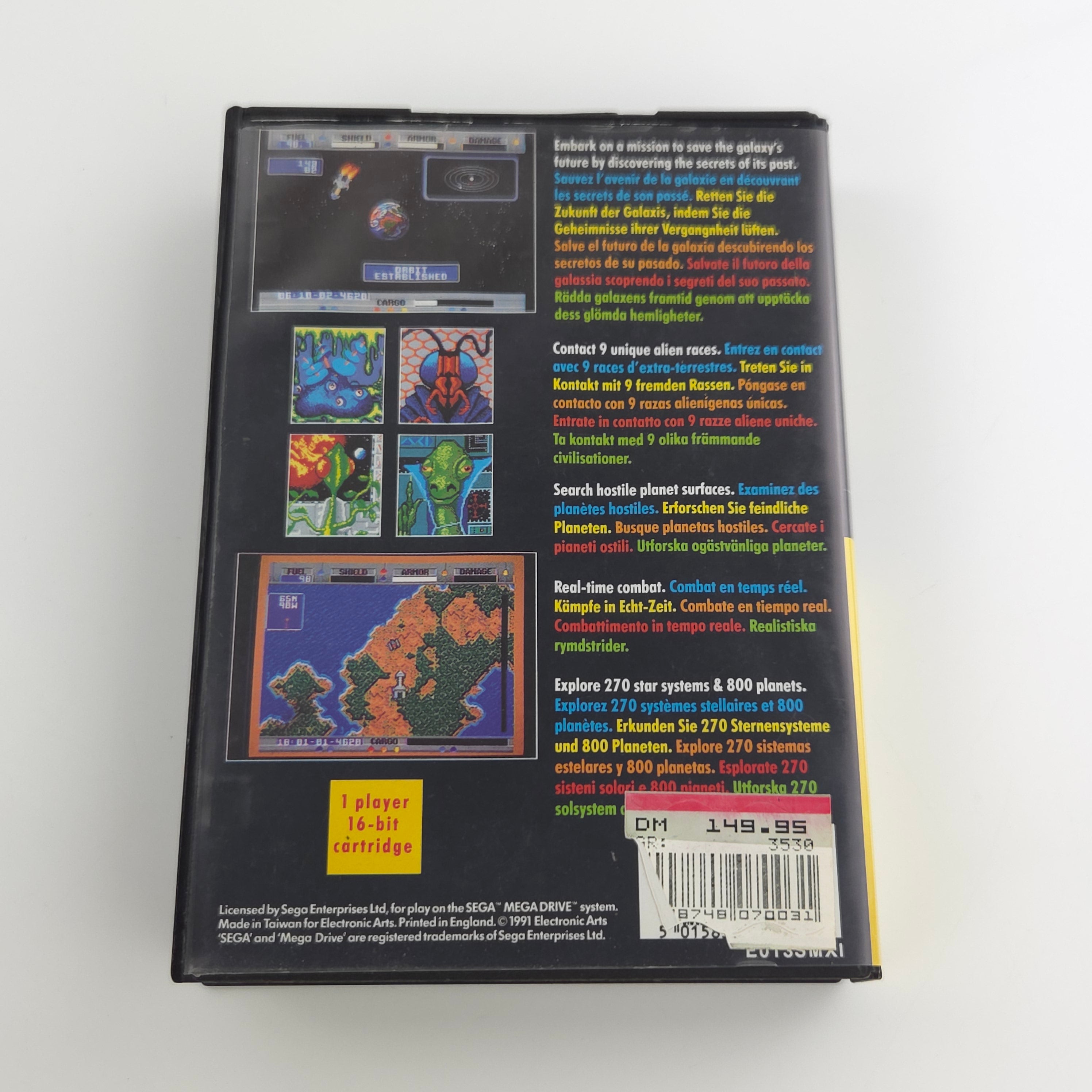 Sega Mega Drive Spiel – Starflight MD Modul Anleitung OVP PAL