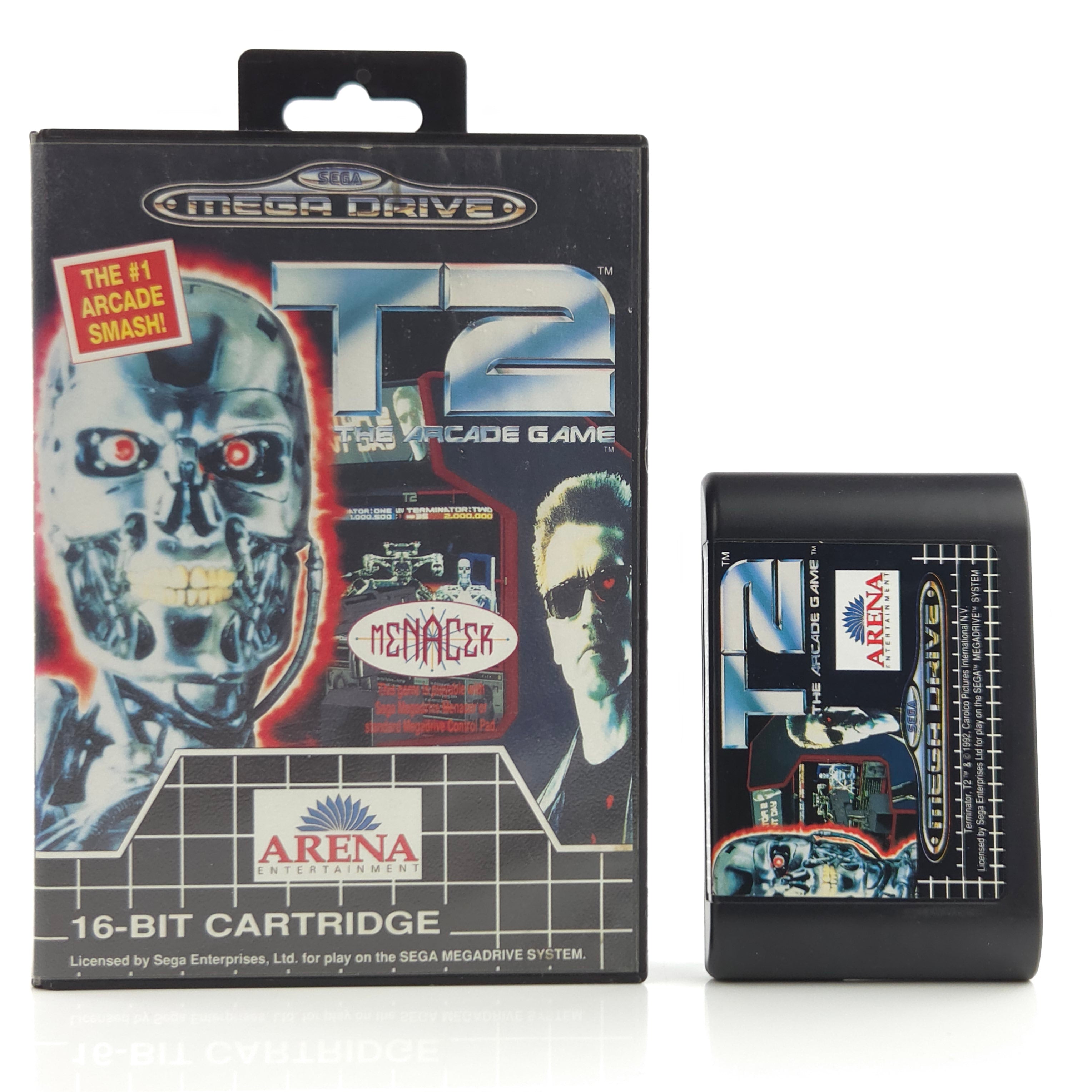 Sega Mega Drive Spiel – T2 The Arcade Game OVP PAL MD
