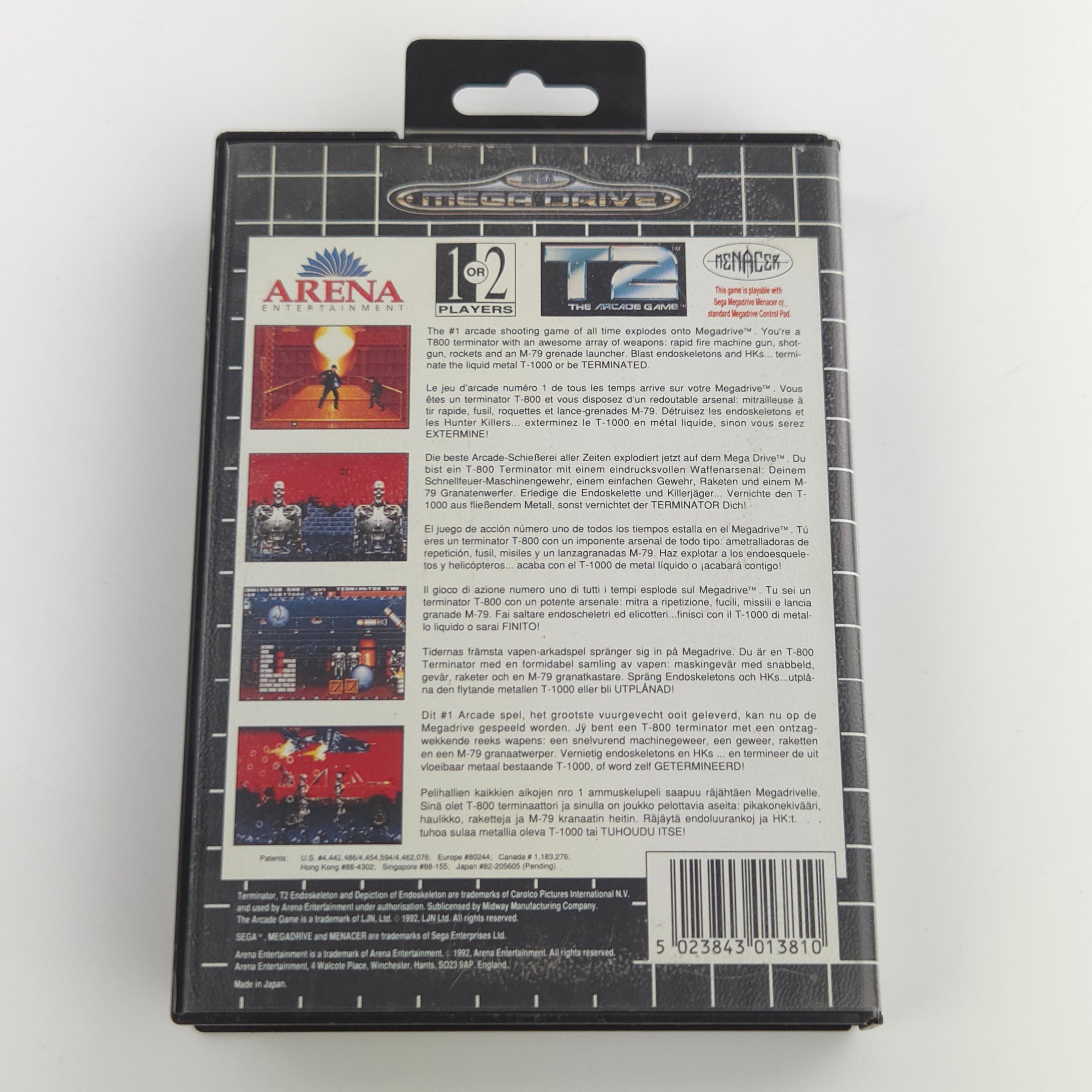 Sega Mega Drive Spiel – T2 The Arcade Game OVP PAL MD