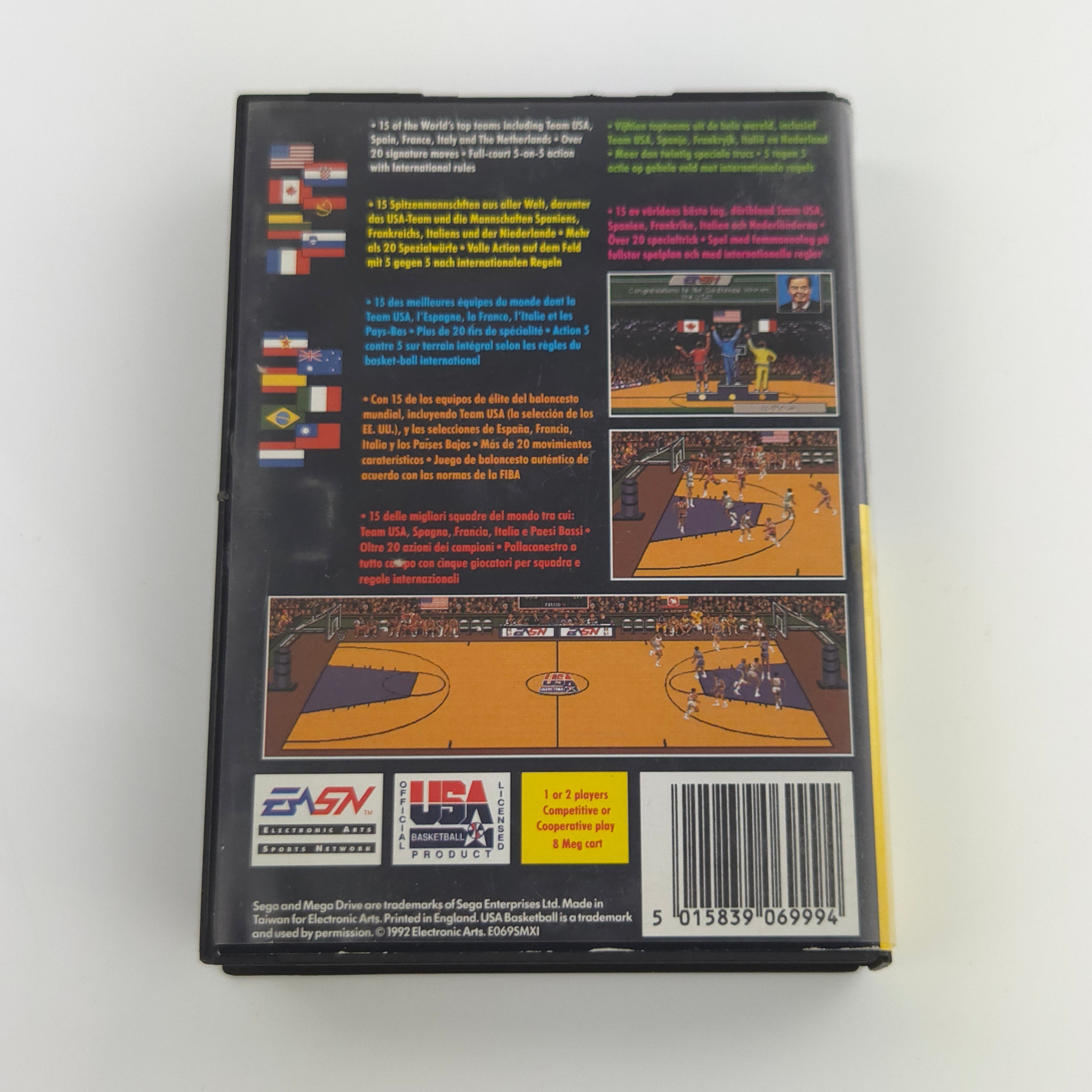 Sega Mega Drive Spiel – Team USA Basketball OVP PAL MD