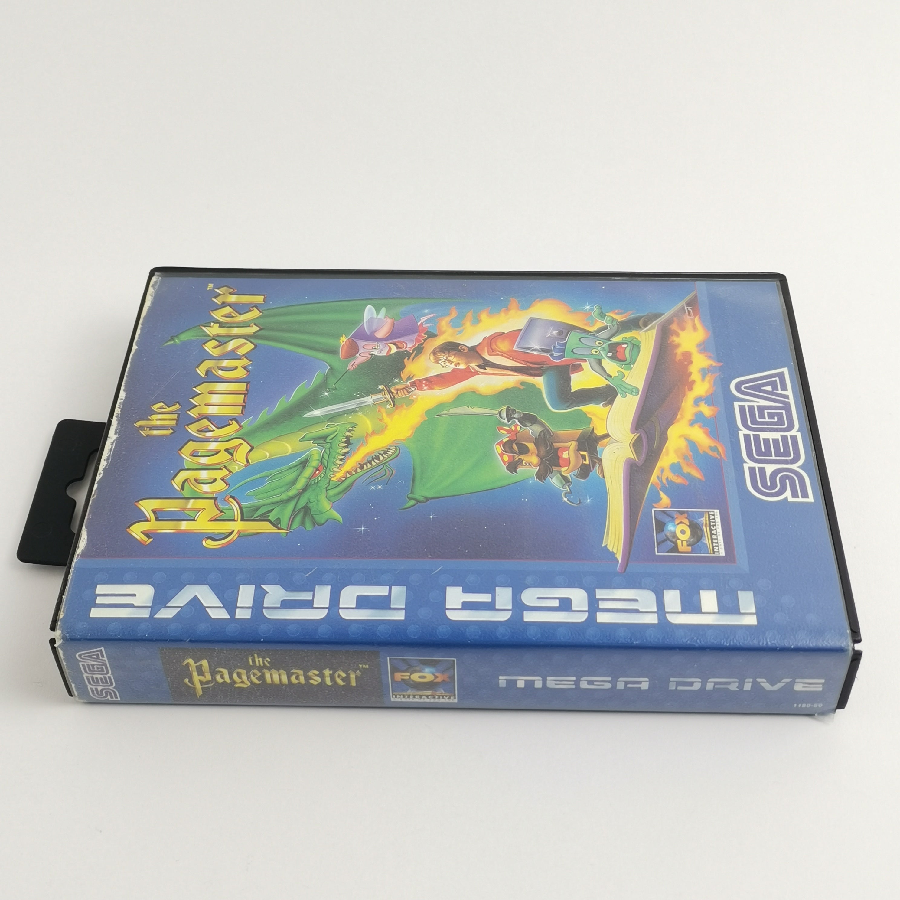 Sega Mega Drive Spiel – The Pagemaster OVP Anleitung PAL