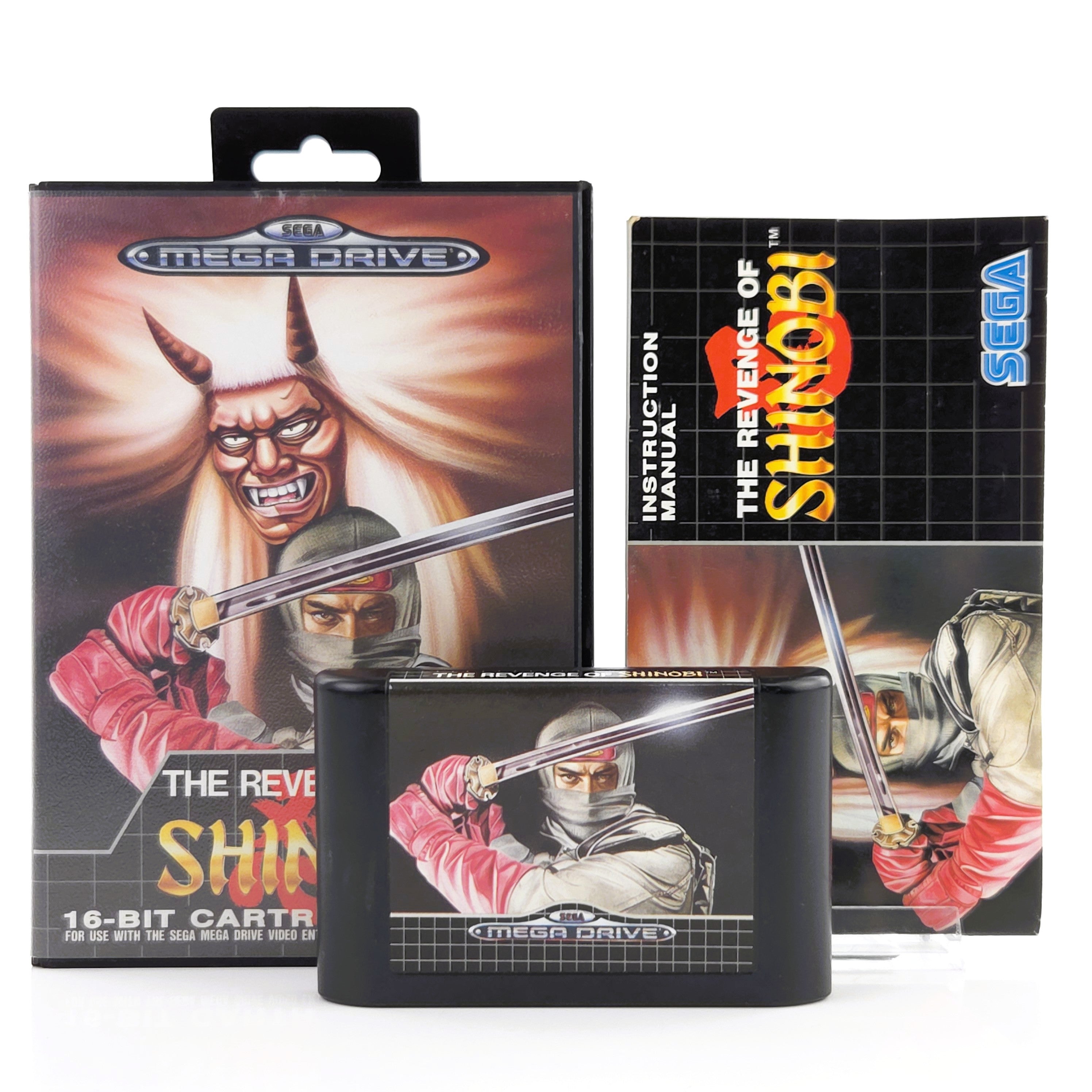 Mega Drive Spiel The Revenge of Shinobi MD OVP PAL EUR