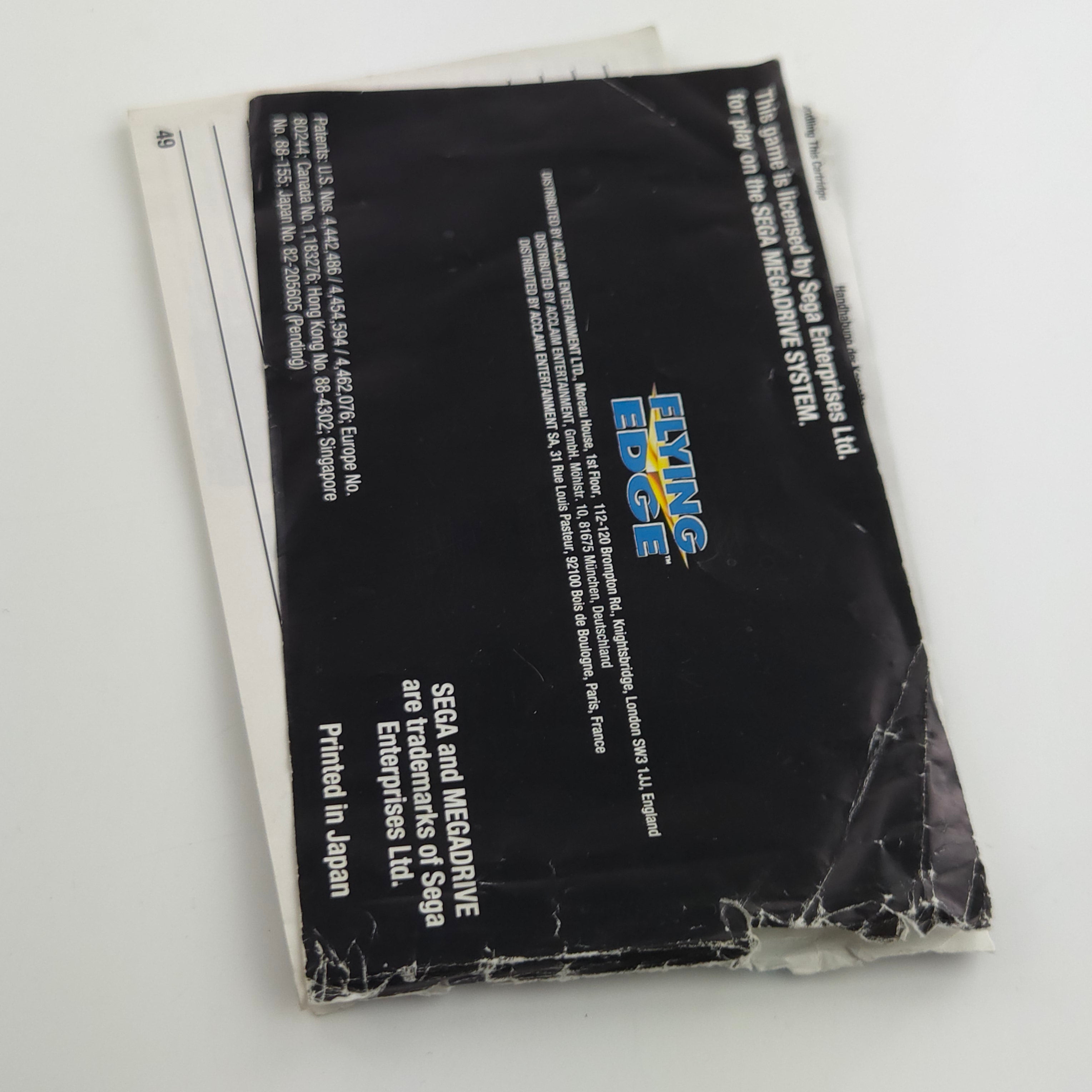 Sega Mega Drive Spiel – The Simpsons Barts Nightmare OVP