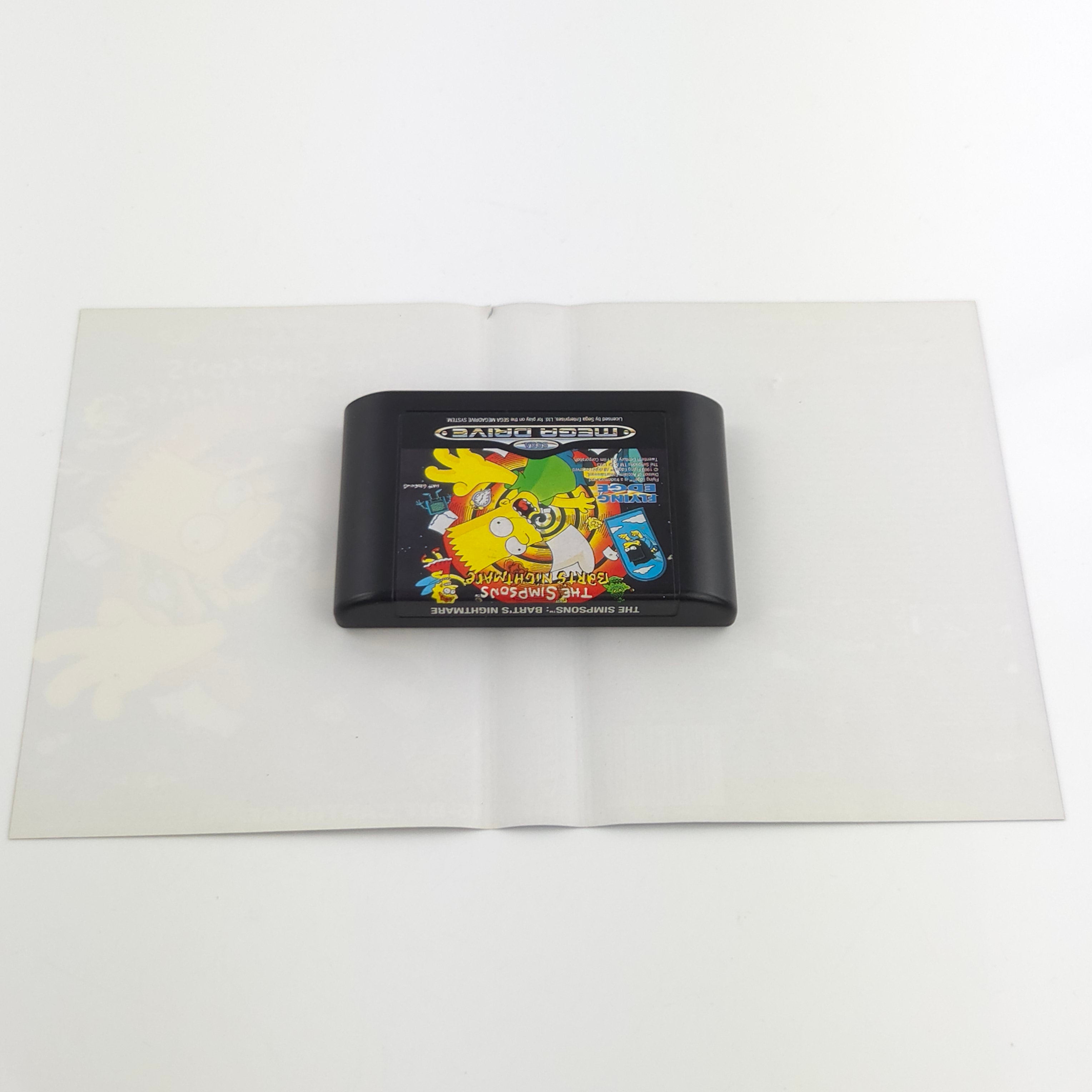 Sega Mega Drive Spiel – The Simpsons Barts Nightmare OVP