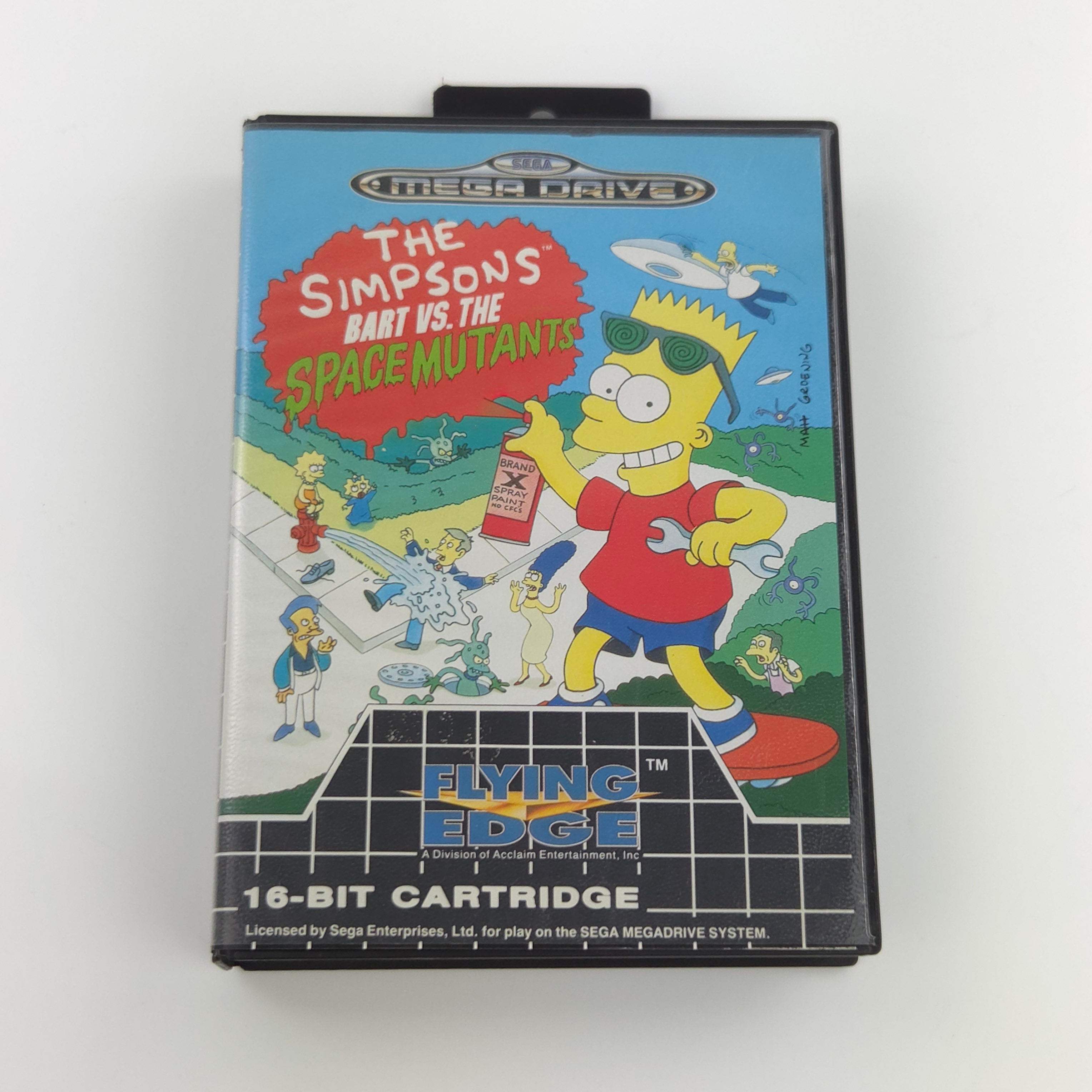 Sega Mega Drive Spiel – The Simpsons Bart vs the Space Mutants