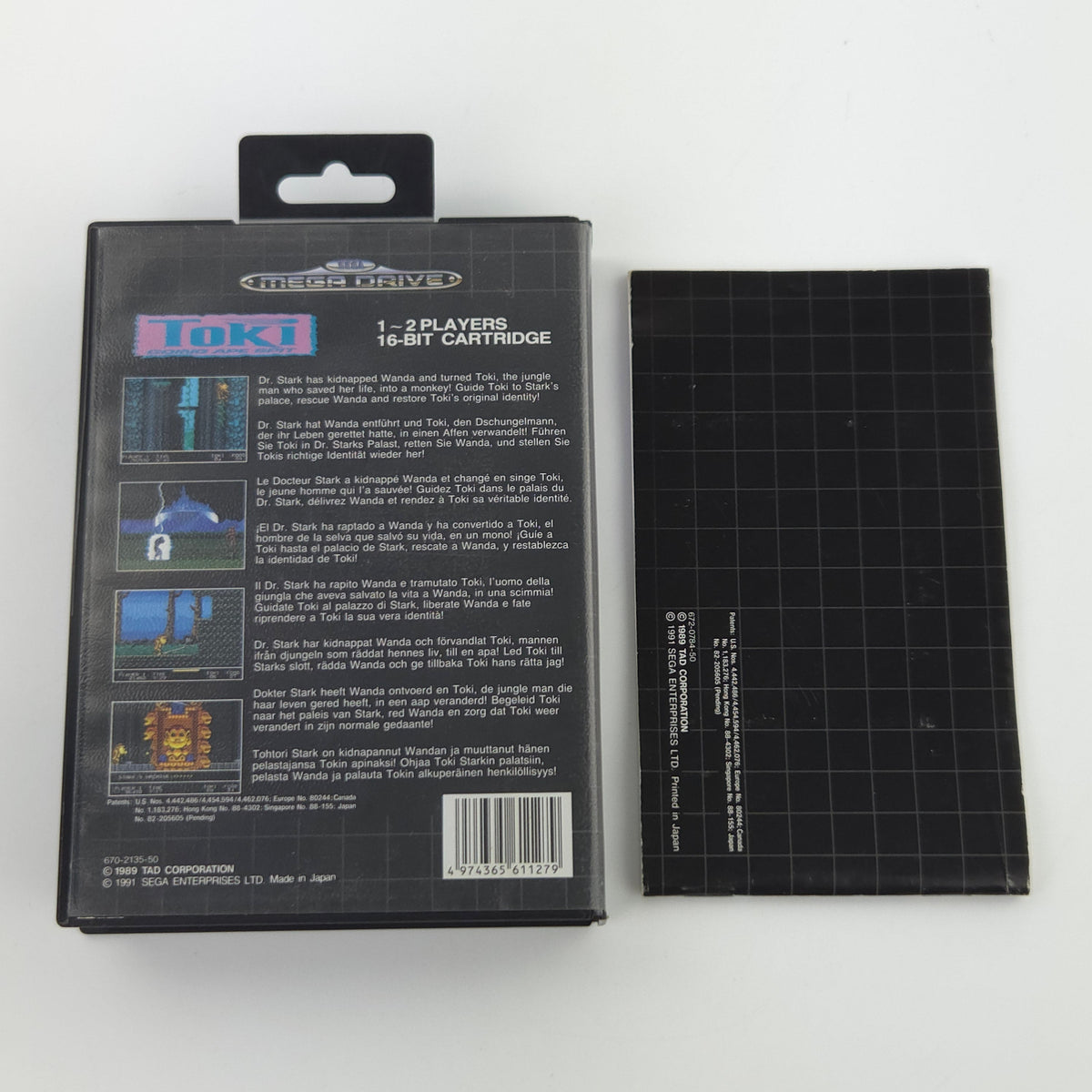 Sega Mega Drive Spiel Toki OVP PAL