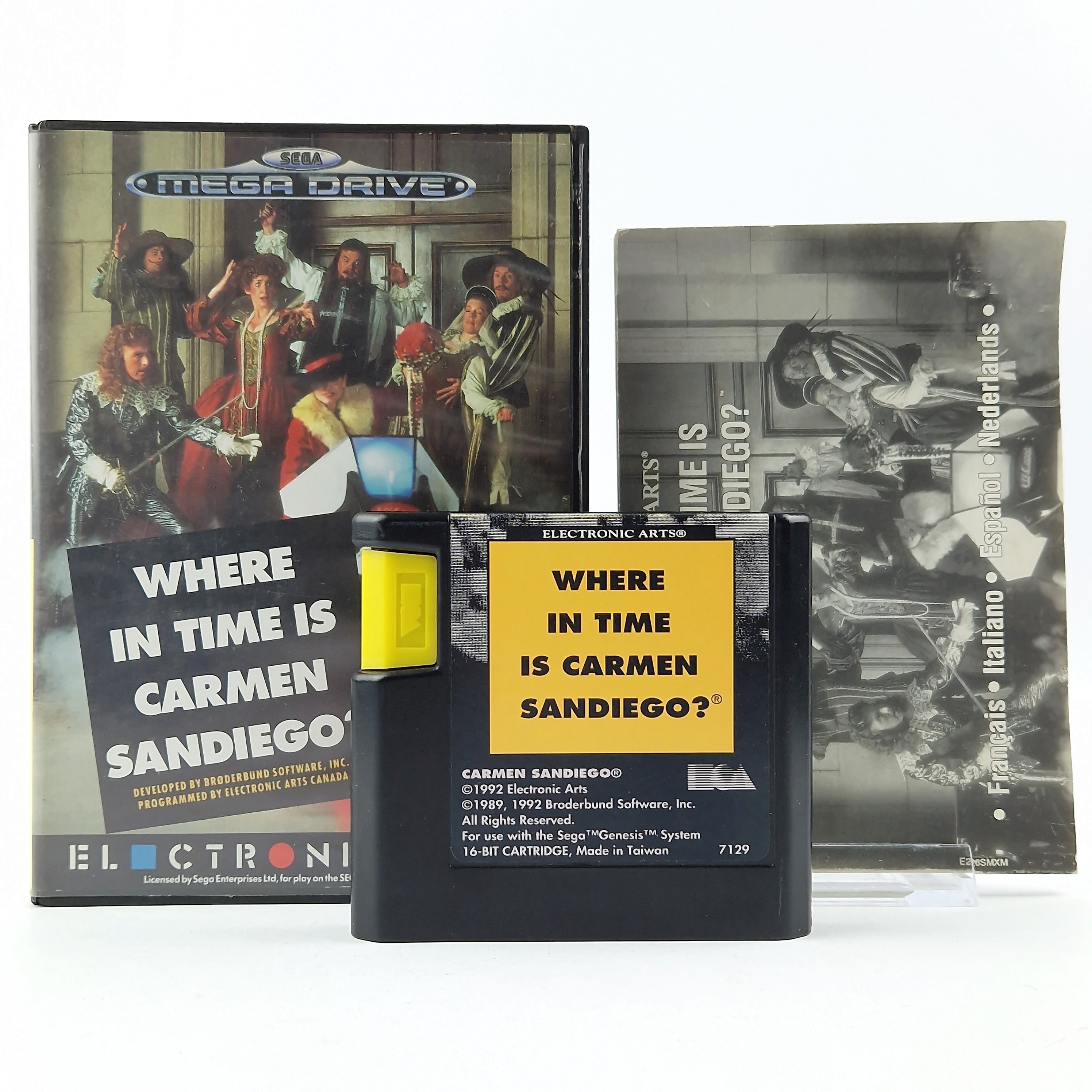 Sega Mega Drive Spiel – Where in the World is Carmen (PAL OVP)