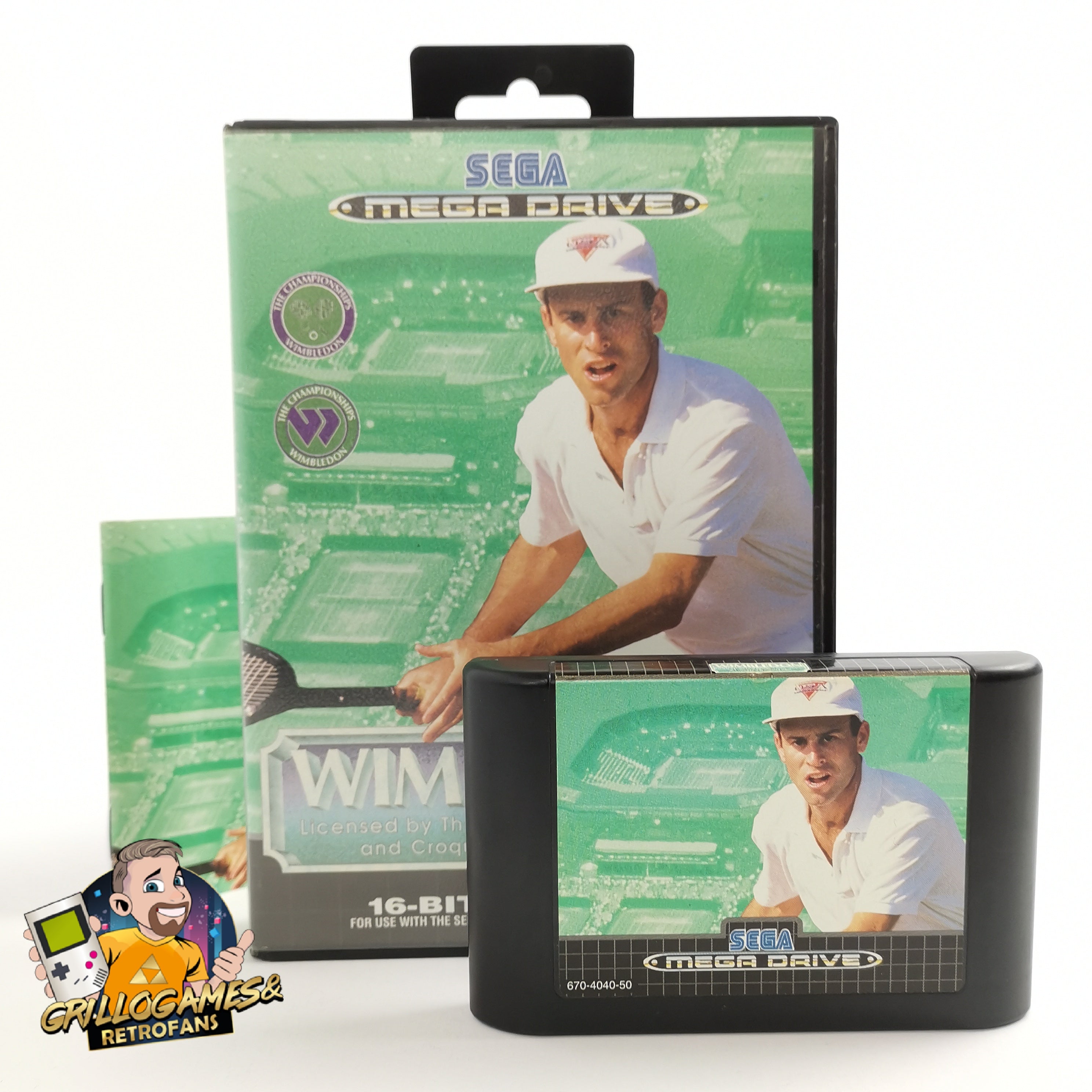 Sega Mega Drive Spiel – Wimbledon Tennis OVP PAL