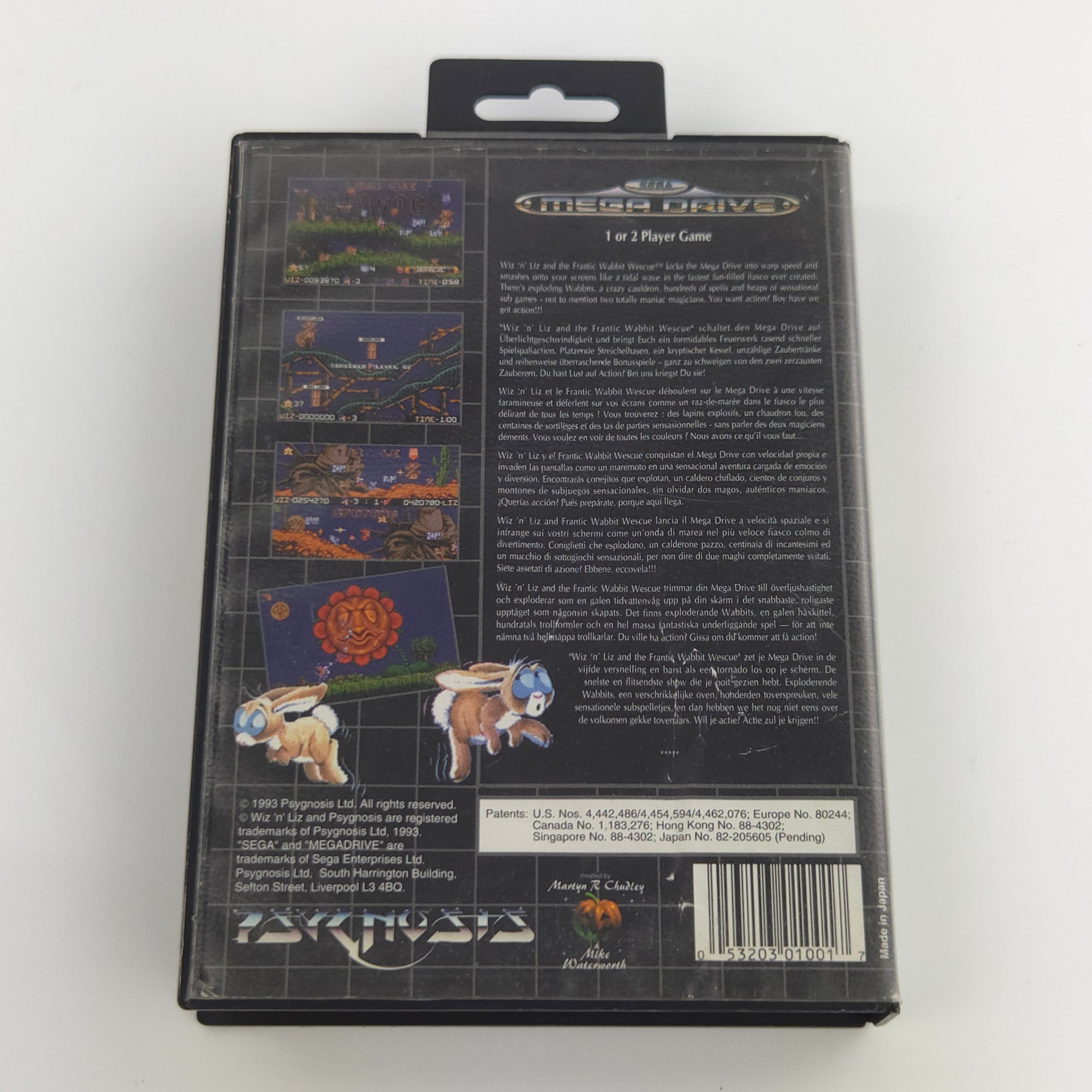 Sega Mega Drive Spiel – Wiz n Liz Modul OVP Anleitung PAL