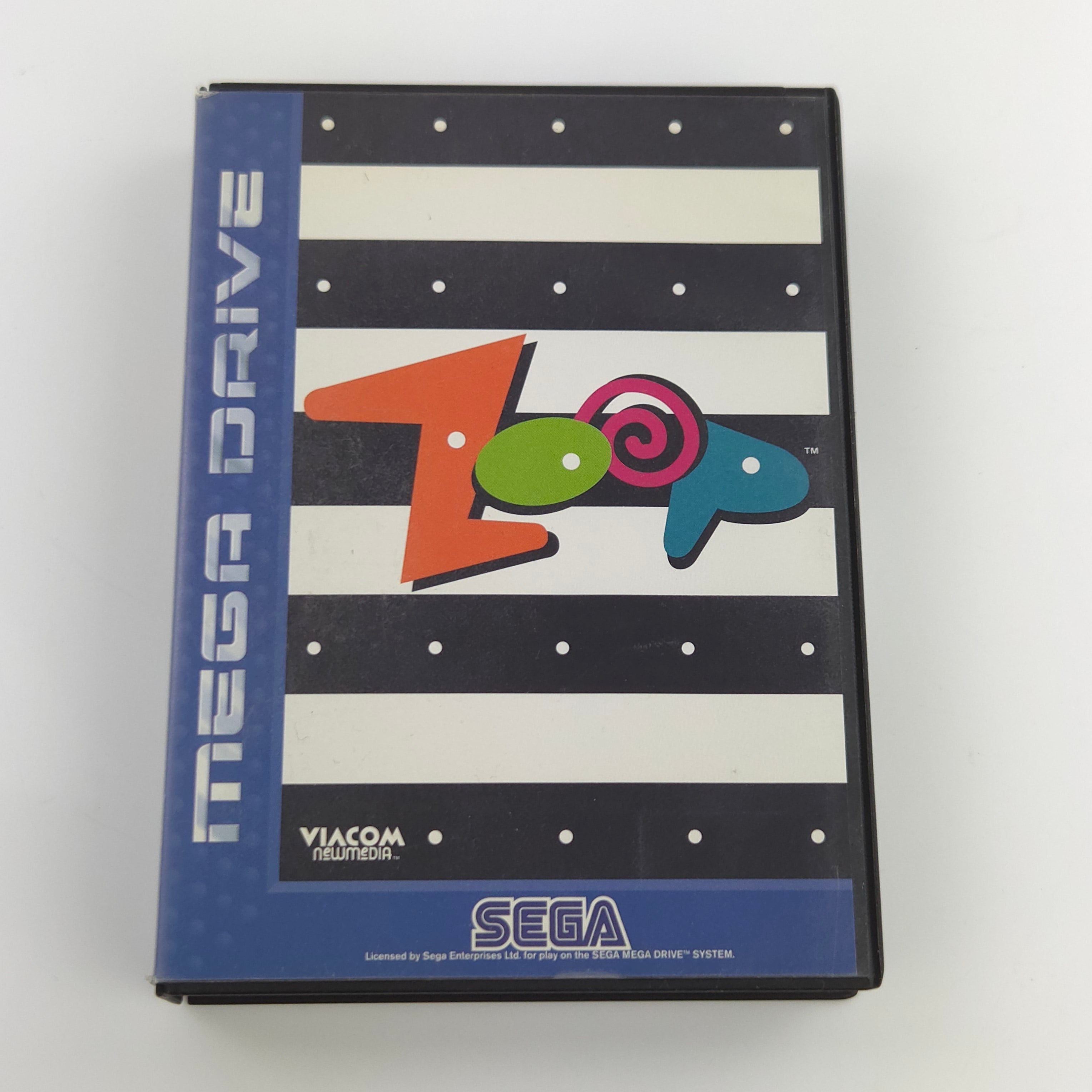 Sega Mega Drive Spiel – Zoop mit OVP Anleitung PAL MD