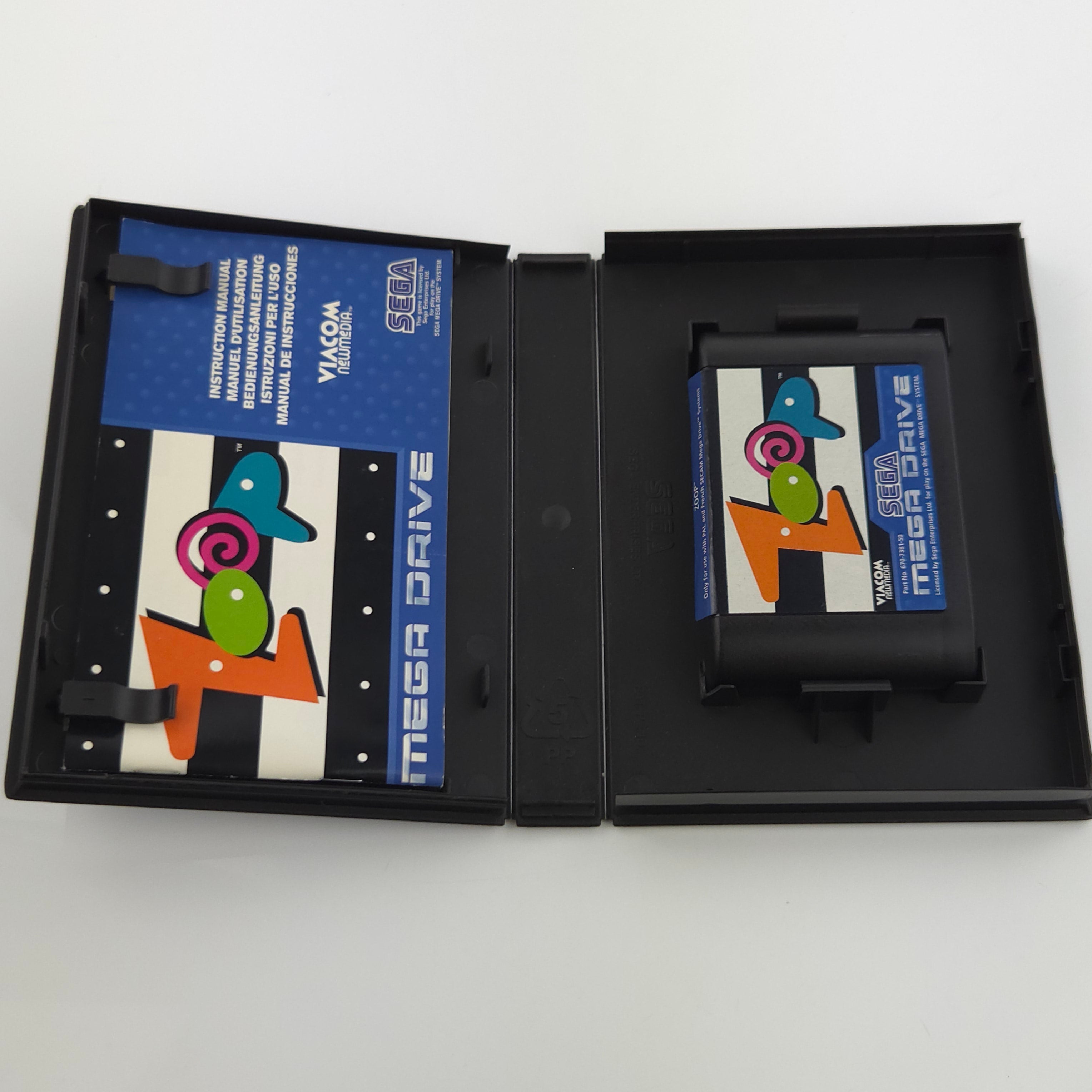 Sega Mega Drive Spiel – Zoop mit OVP Anleitung PAL MD