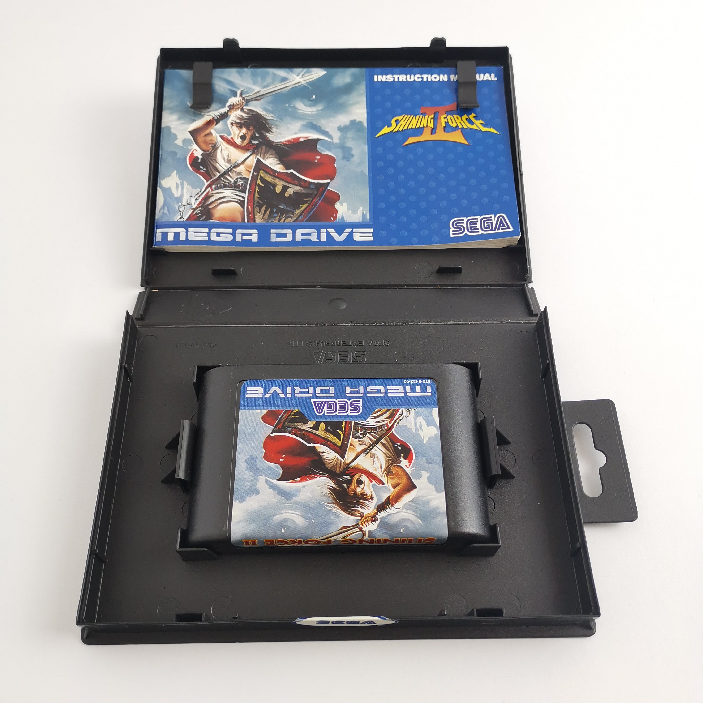 Sega Mega Drive Spiel – Blaue OVP und Anleitung Neuwertig