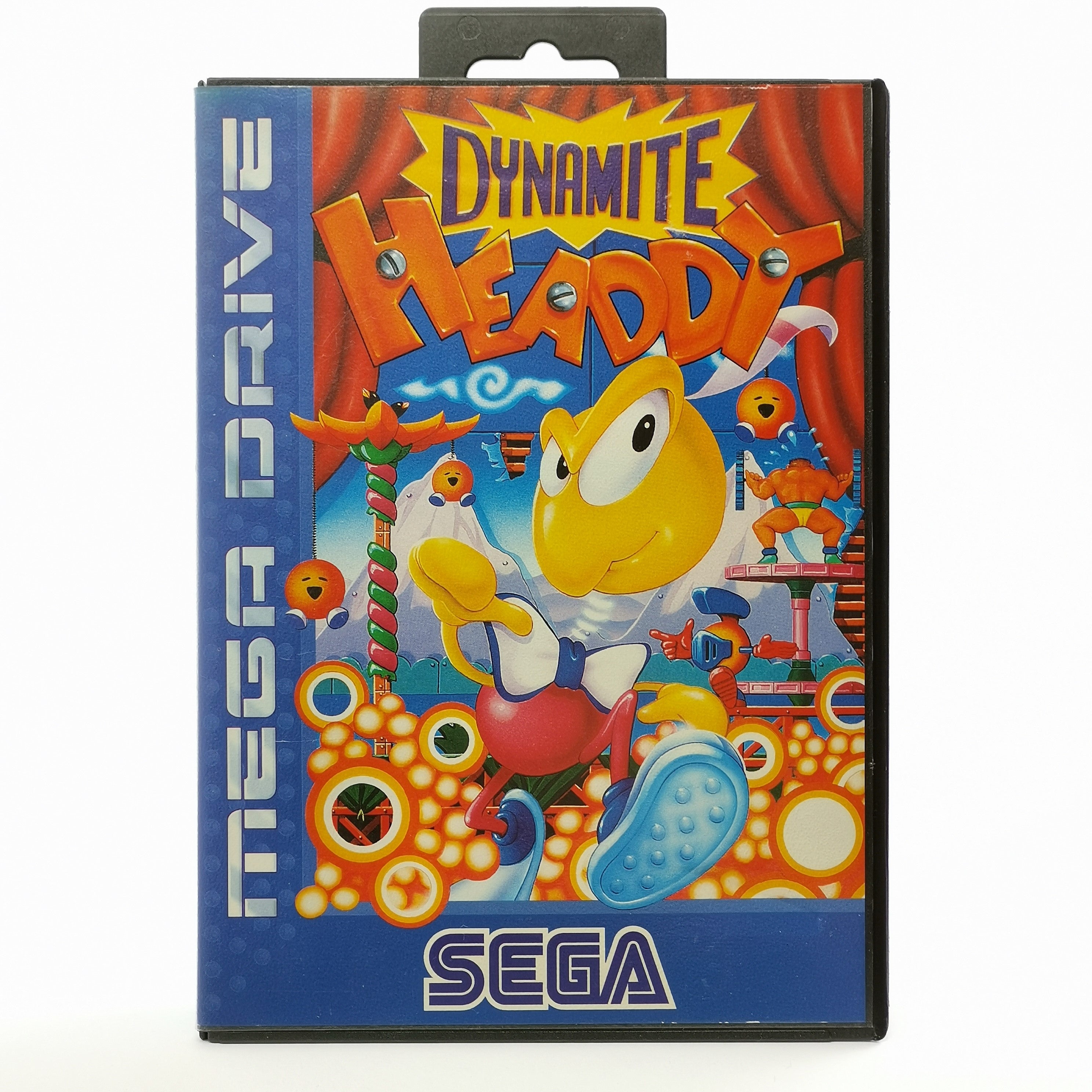Sega Mega Drive Spiel – Blaue OVP und Anleitung Neuwertig