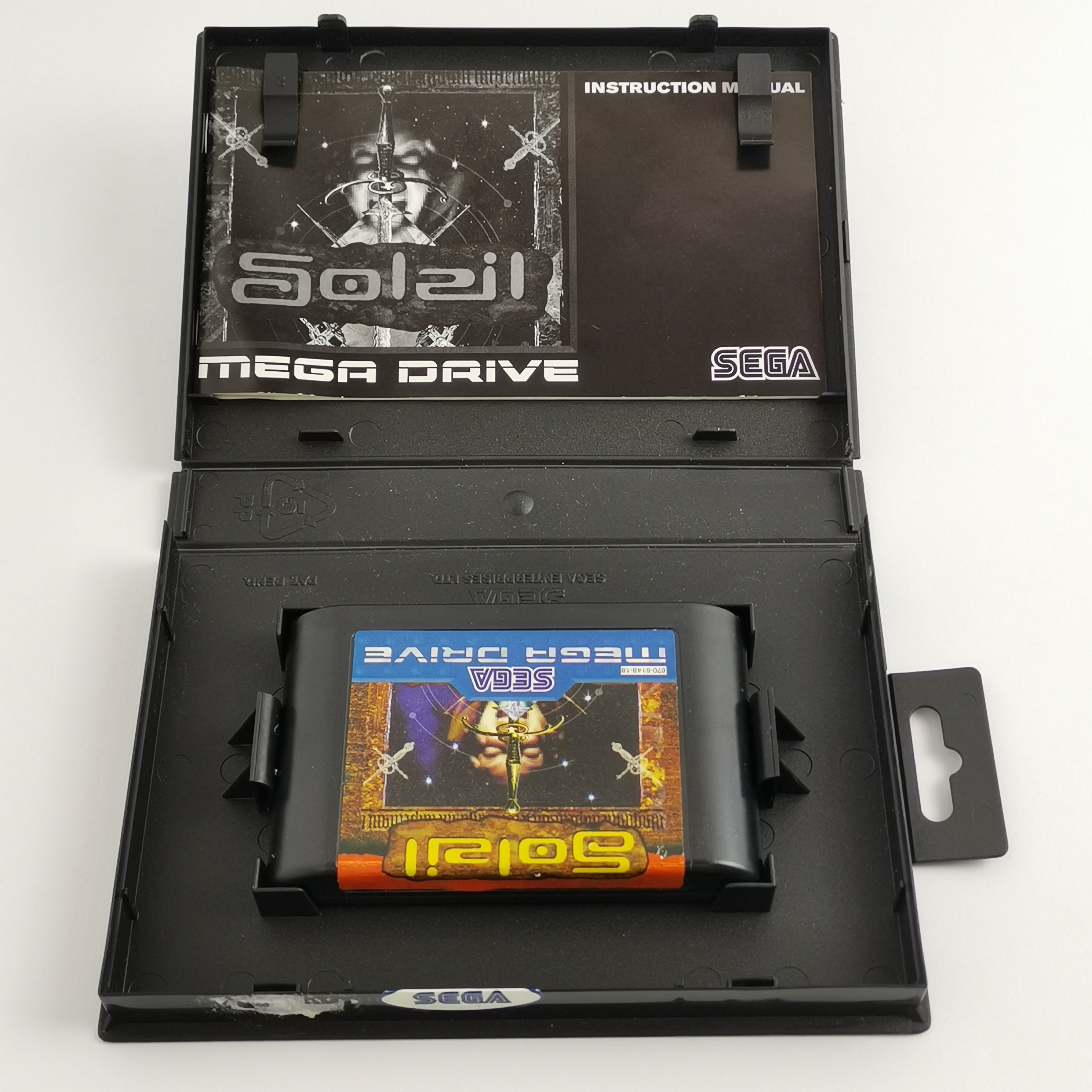 Sega Mega Drive Spiel – Blaue OVP und Anleitung Neuwertig