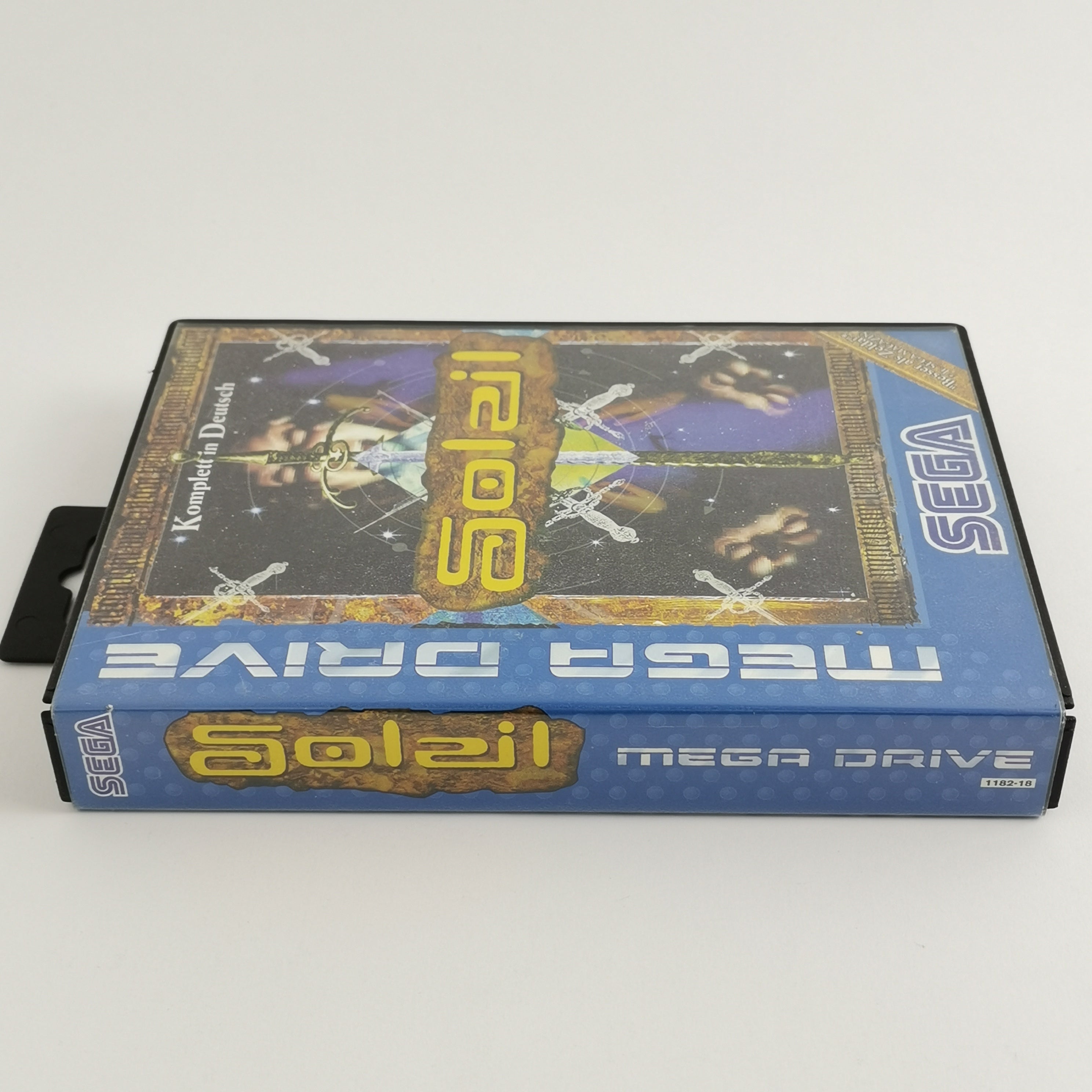 Sega Mega Drive Spiel – Blaue OVP und Anleitung Neuwertig