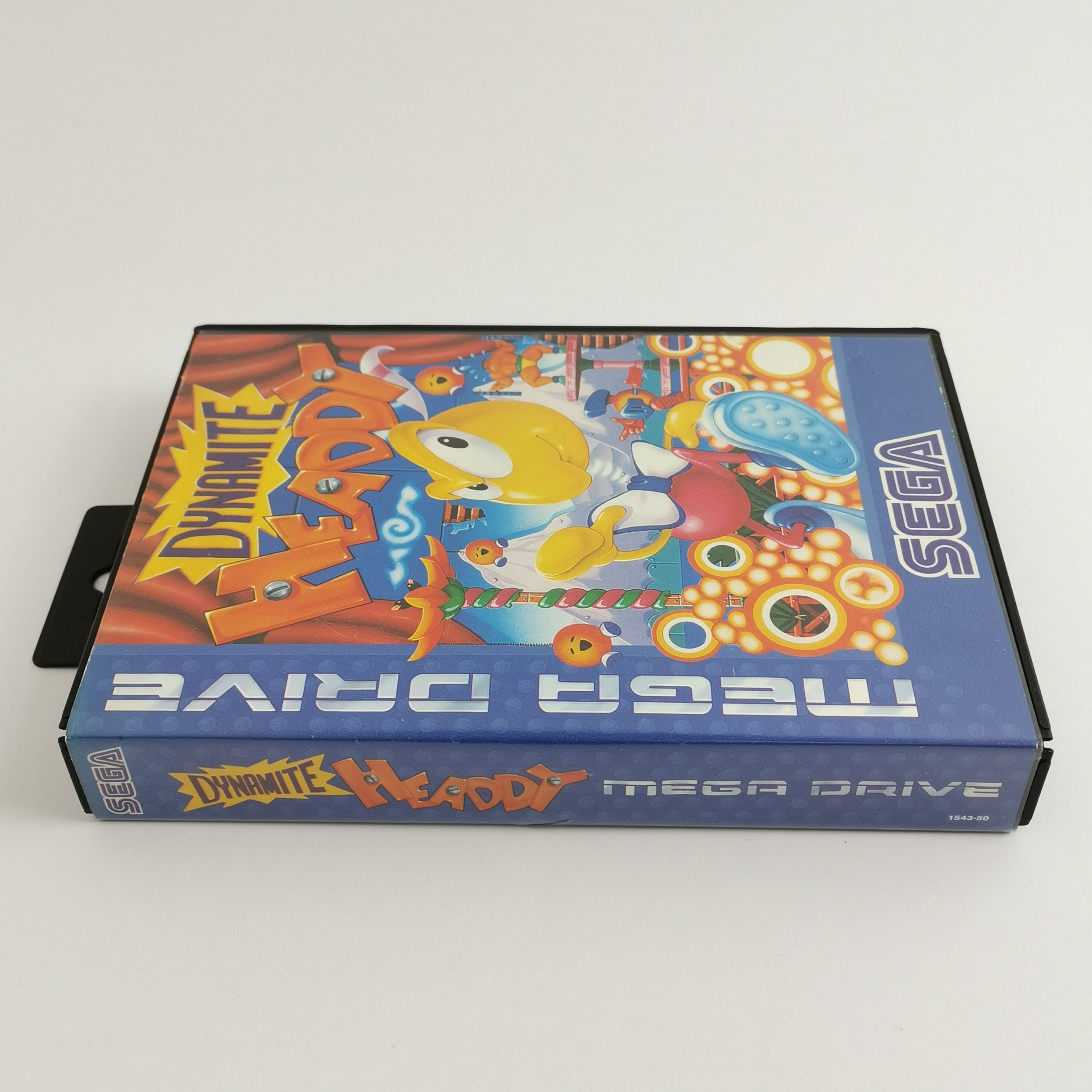 Sega Mega Drive Spiel – Blaue OVP und Anleitung Neuwertig