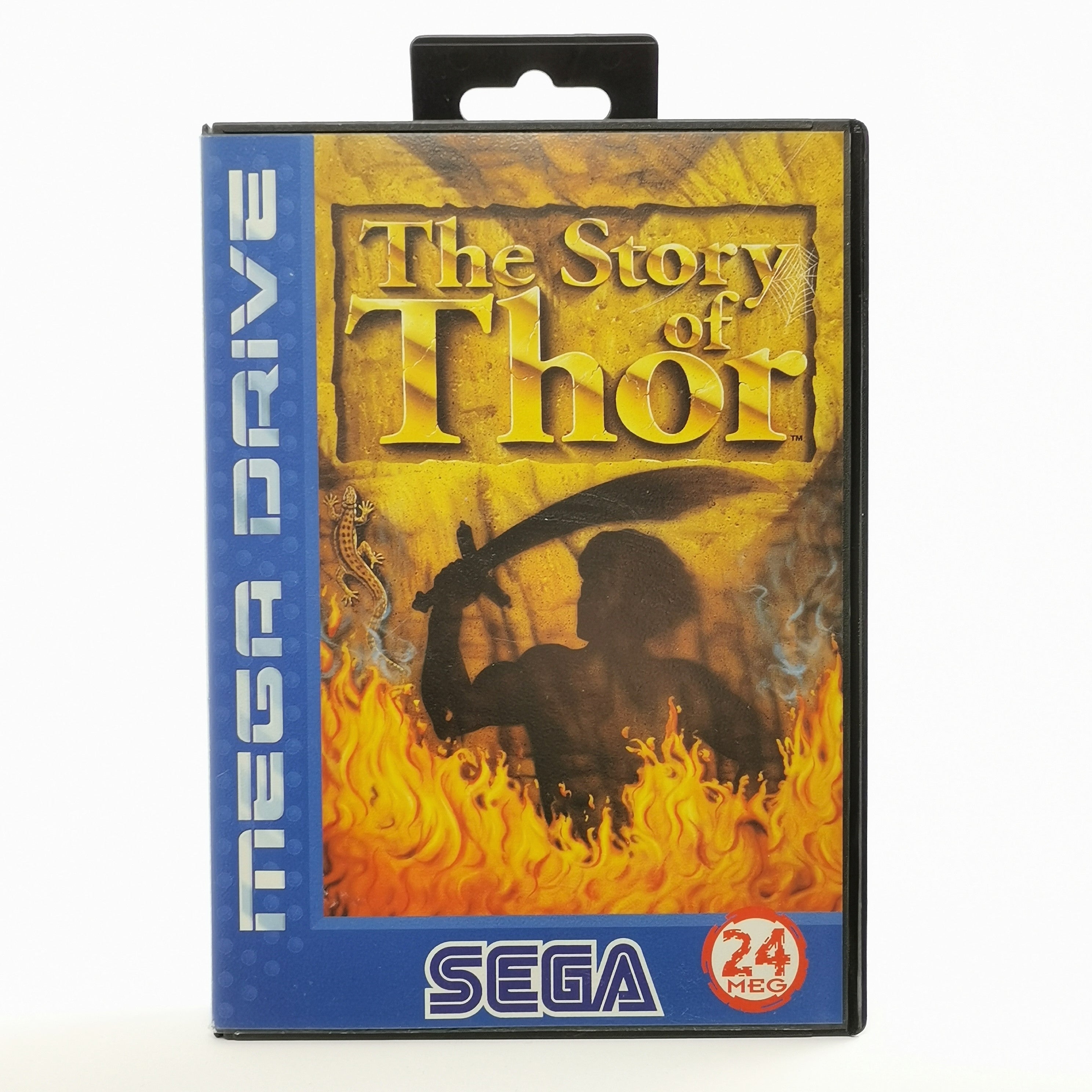 Sega Mega Drive Spiel – Blaue OVP und Anleitung Neuwertig