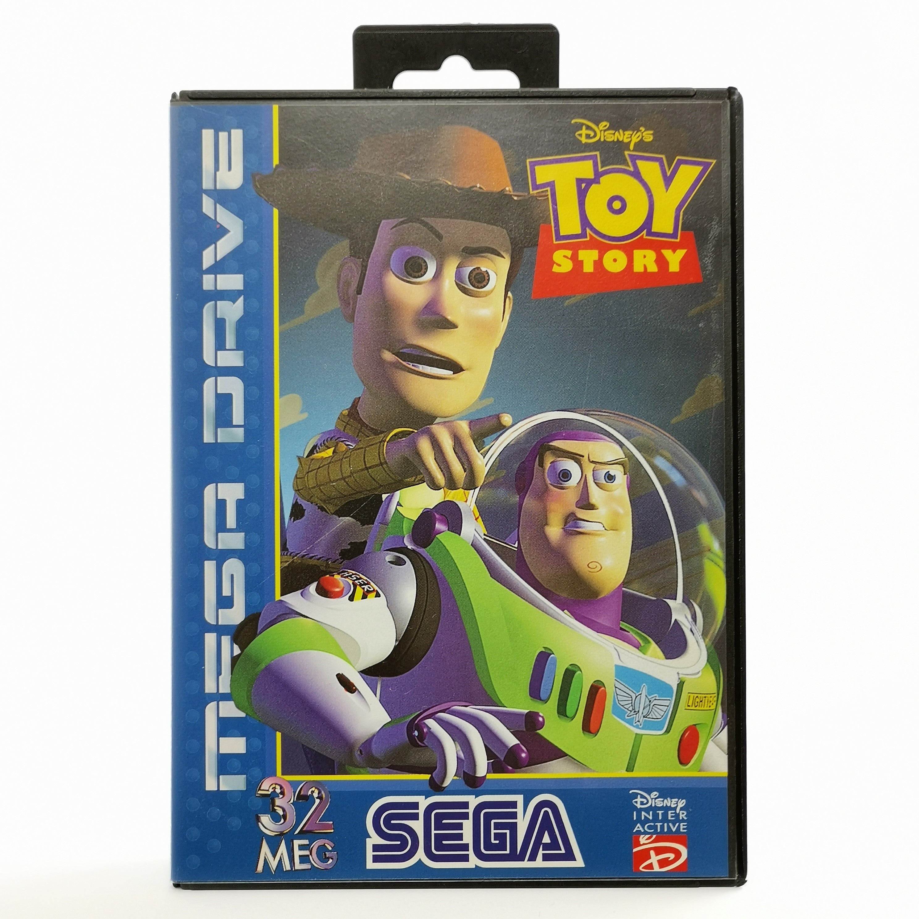 Sega Mega Drive Spiel – Blaue OVP und Anleitung Neuwertig