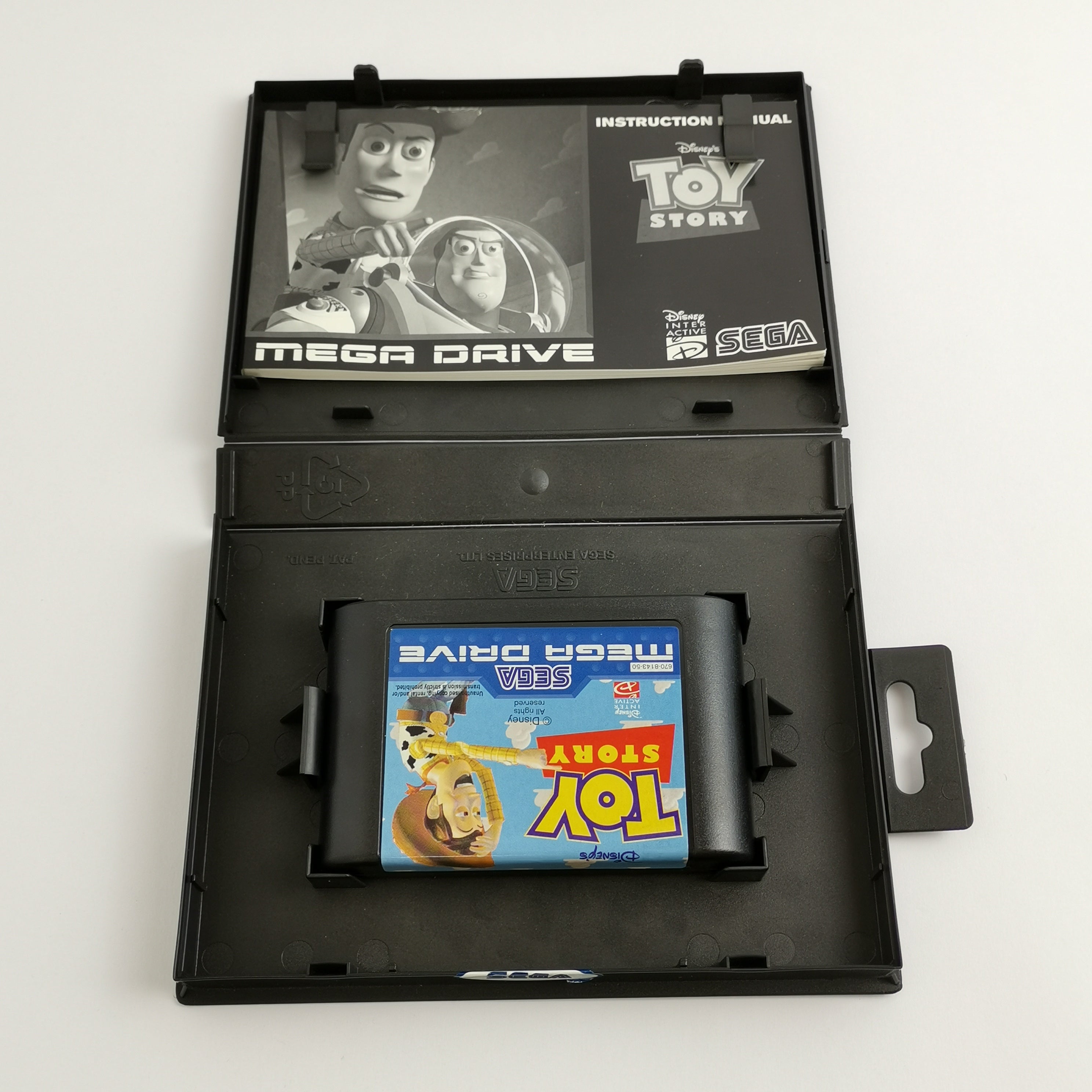 Sega Mega Drive Spiel – Blaue OVP und Anleitung Neuwertig