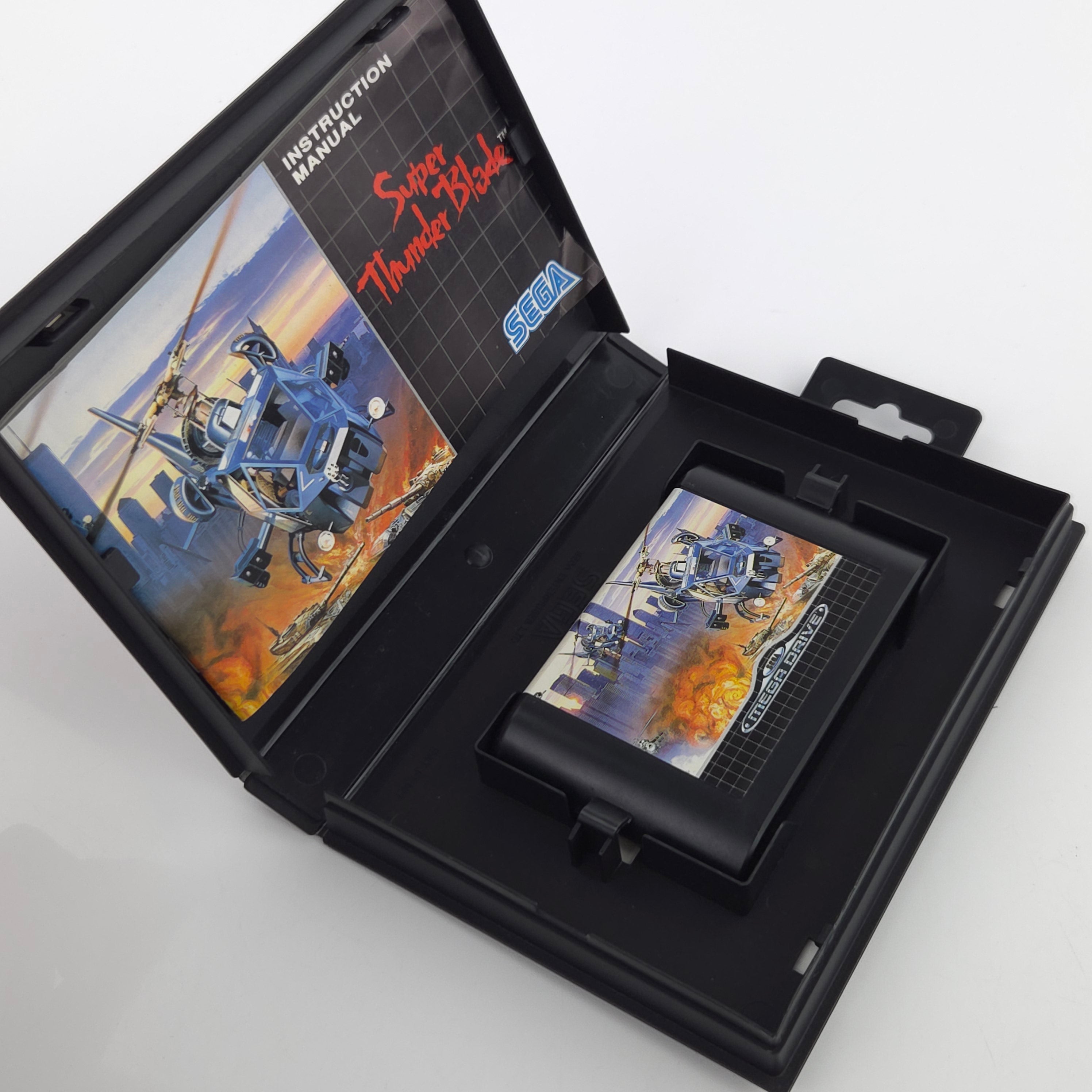 Sega Mega Drive Spiel Super Thunder Blade Modul OVP PAL