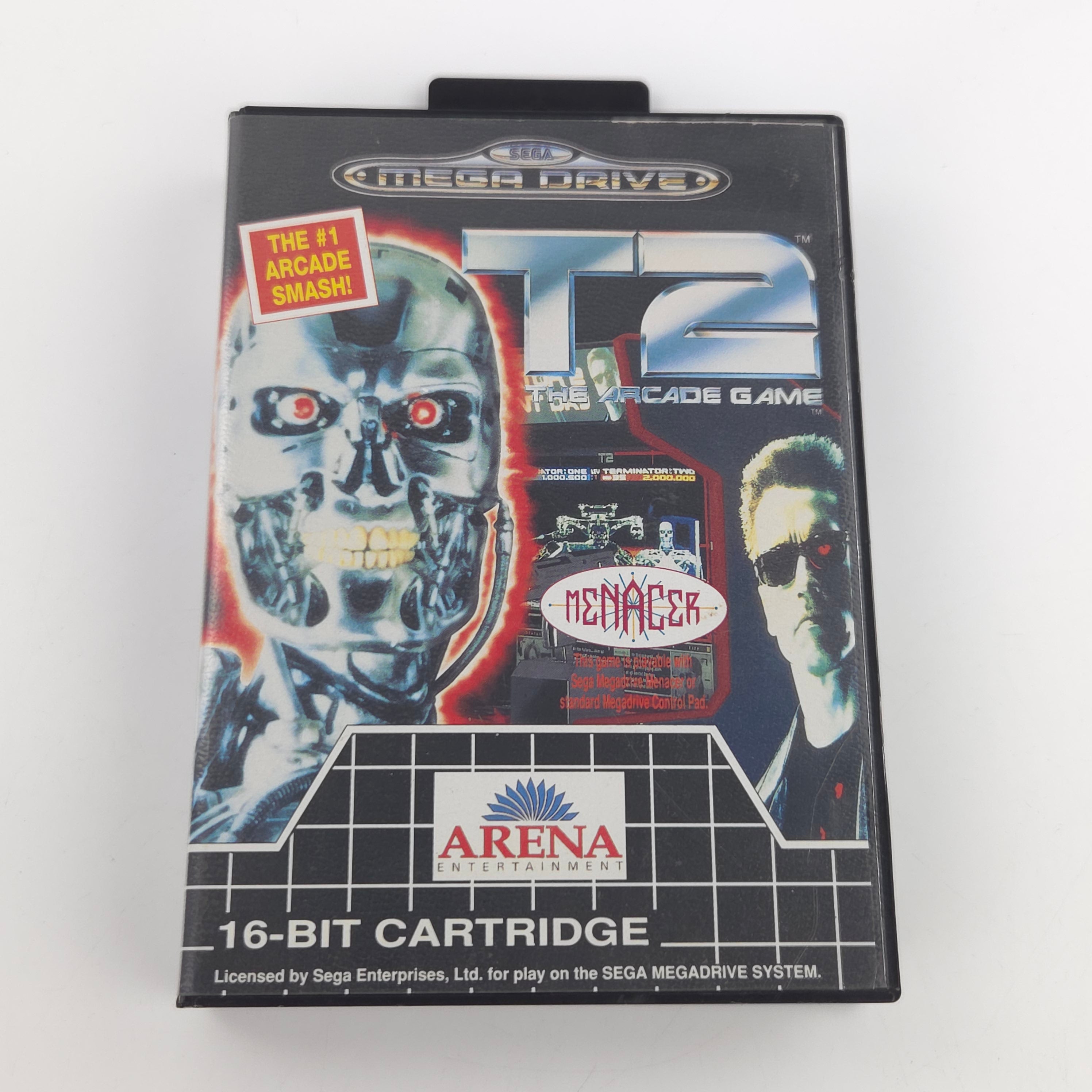 Sega Mega Drive Spiel T2 The Arcade Game Modul OVP PAL