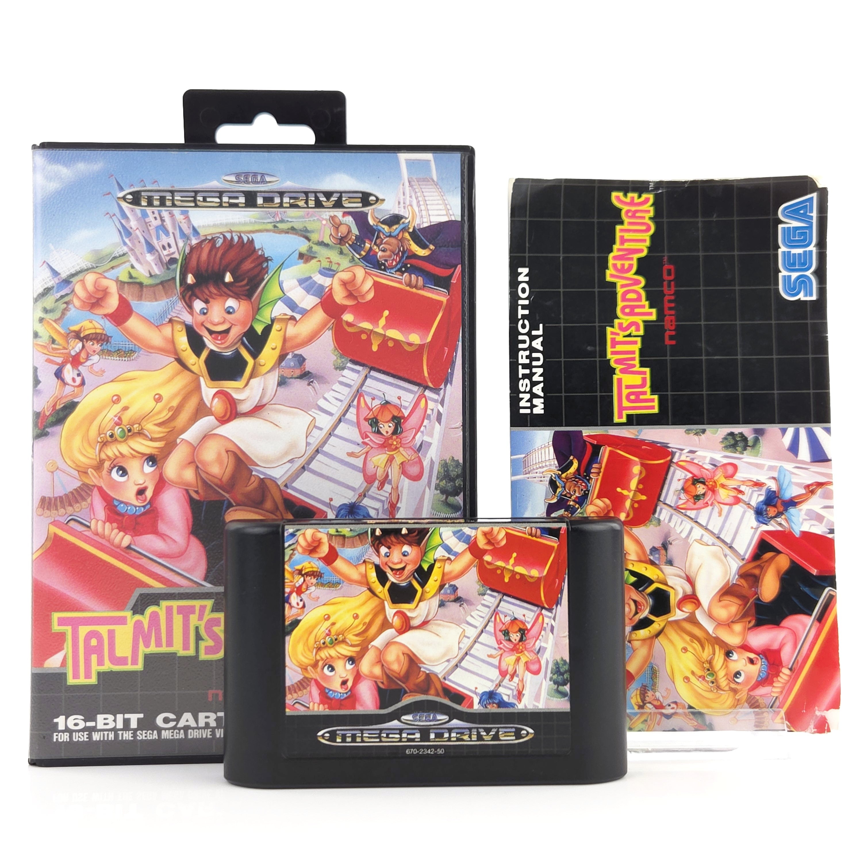 Sega Mega Drive Spiel Talmit Adventure MD OVP PAL
