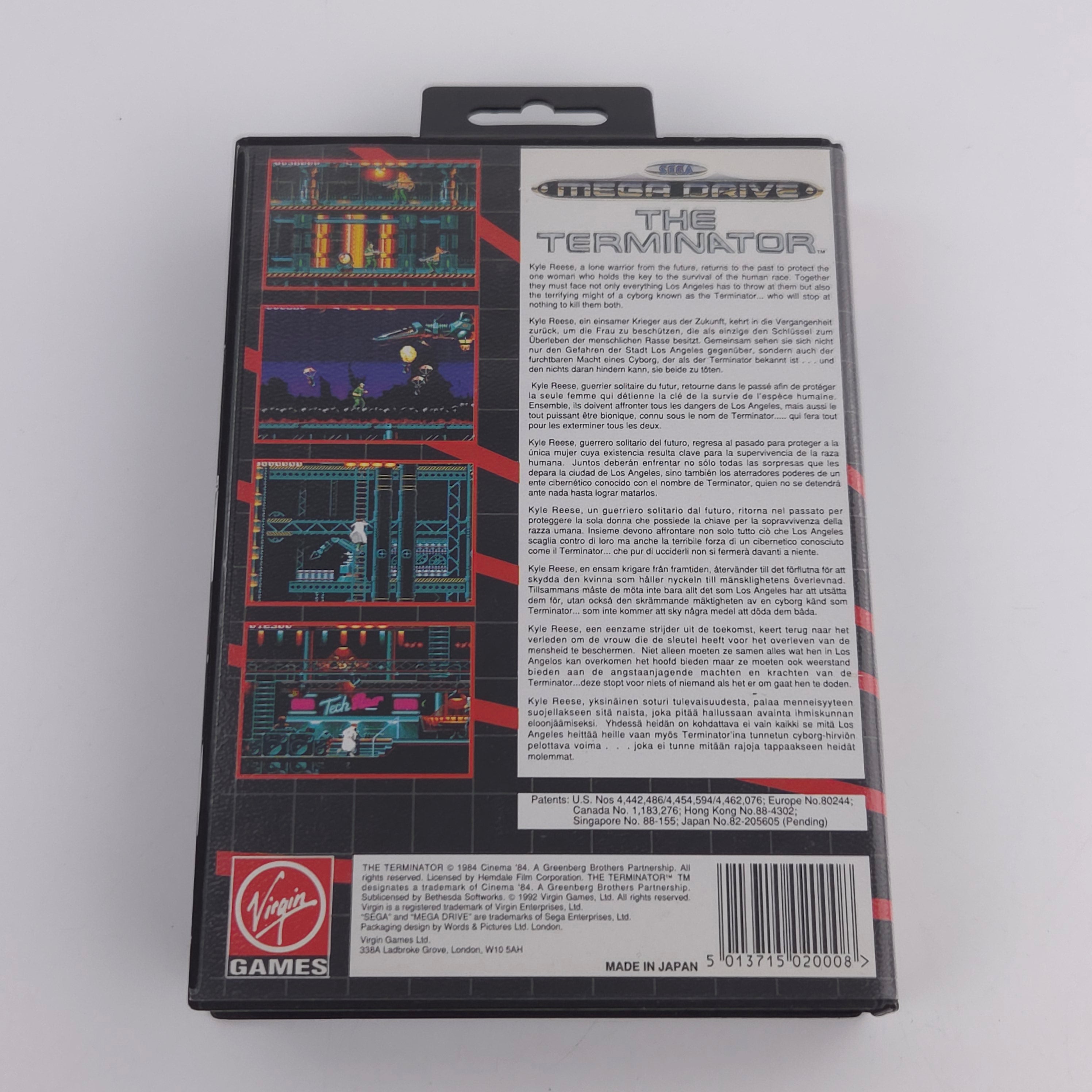 Sega Mega Drive Spiel The Terminator MD Anleitung OVP PAL