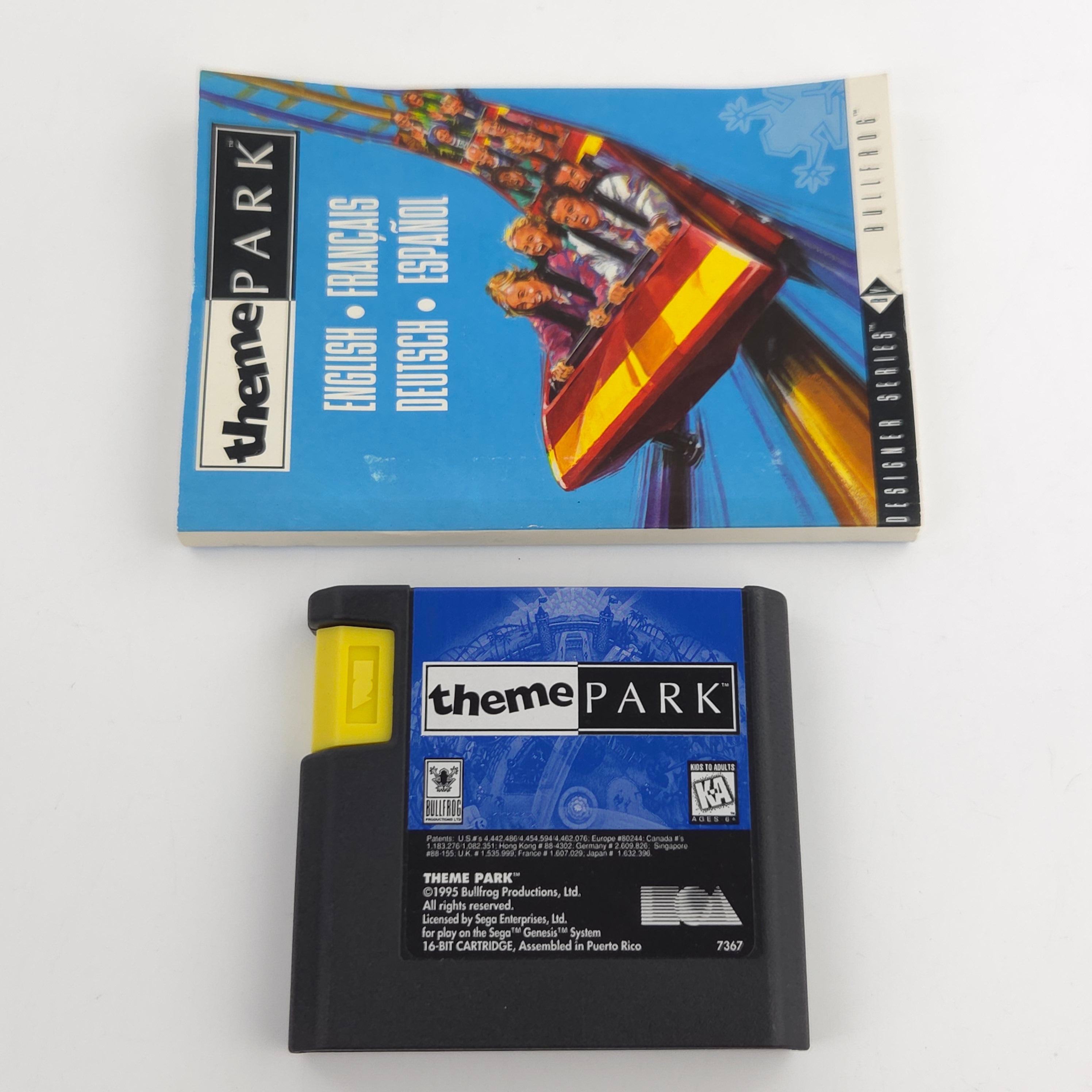 Sega Mega Drive Spiel Theme Park MD Bullfrog OVP PAL