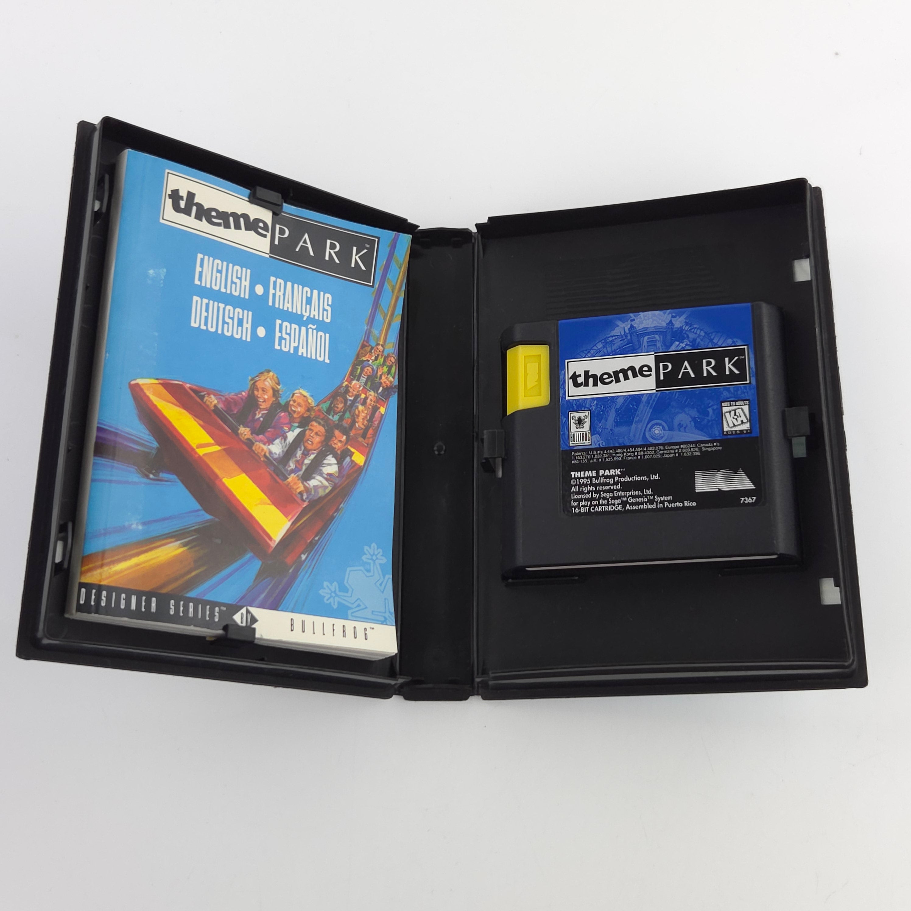 Sega Mega Drive Spiel Theme Park MD Bullfrog OVP PAL