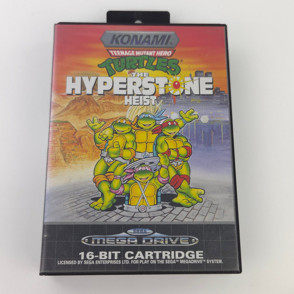 Sega Mega Drive Spiel Turtles The Hyperstone Heist OVP