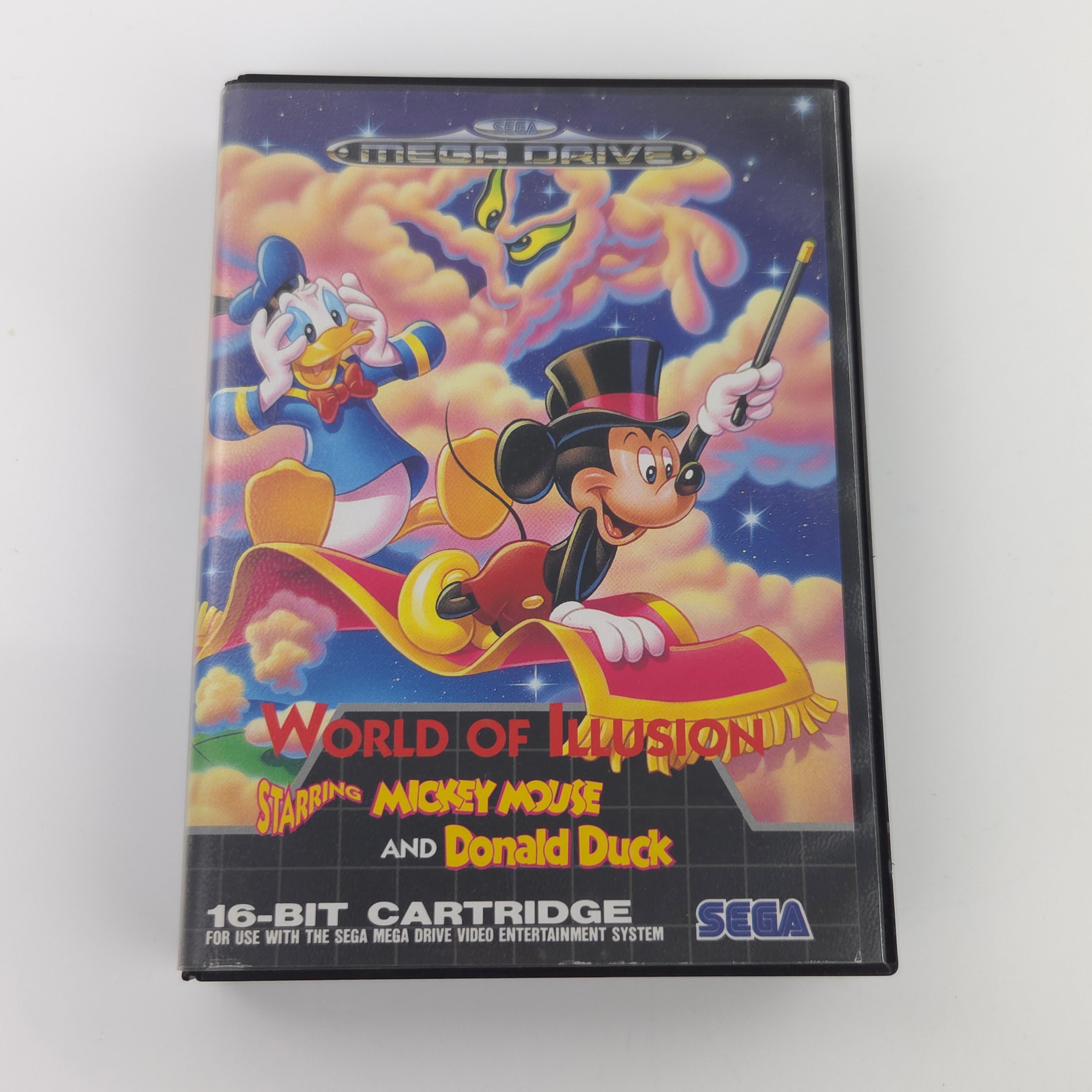 Sega Mega Drive Spiel World of illusion MD OVP PAL EUR