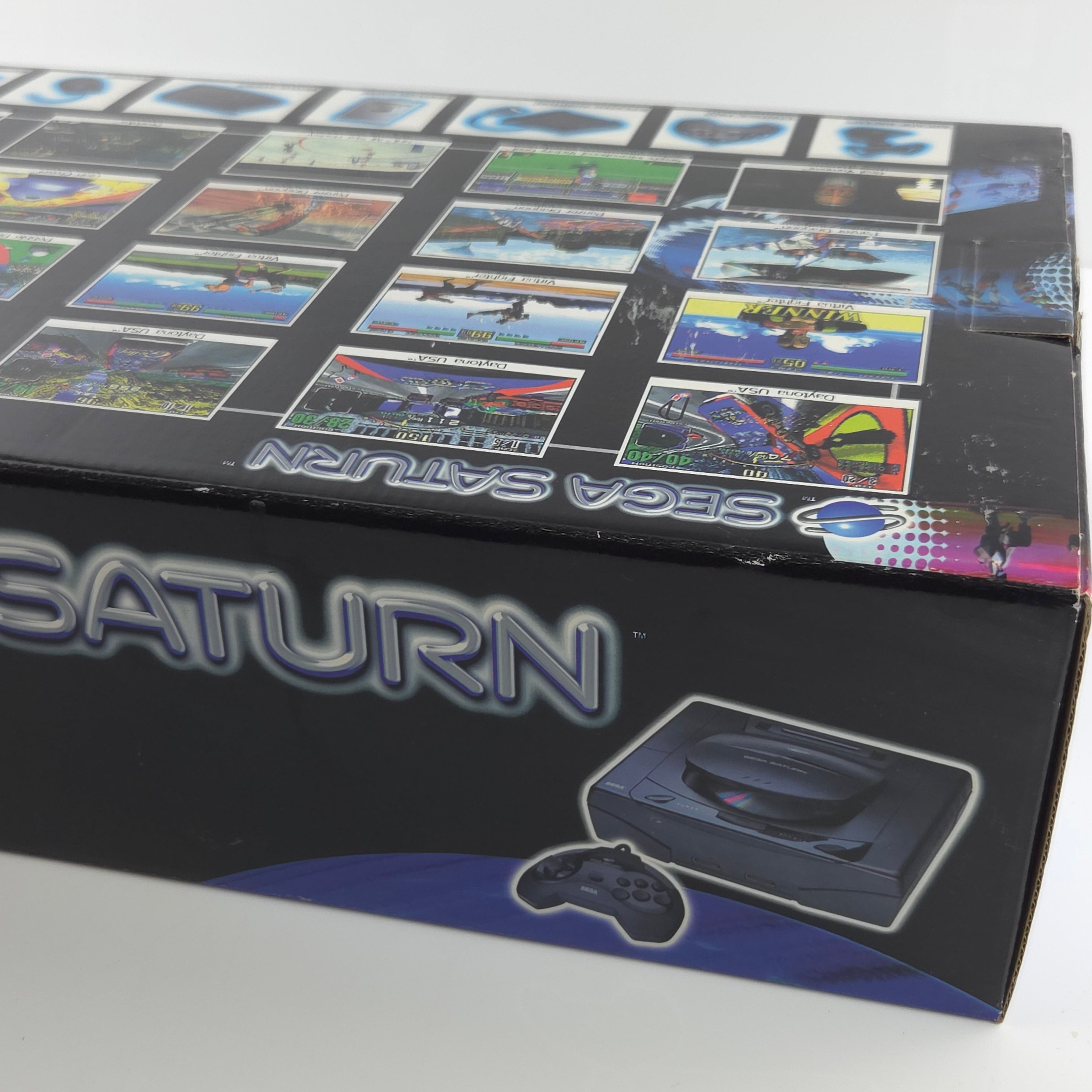 Sega Saturn Konsole Base Set OVP PAL hervorragender Zustand