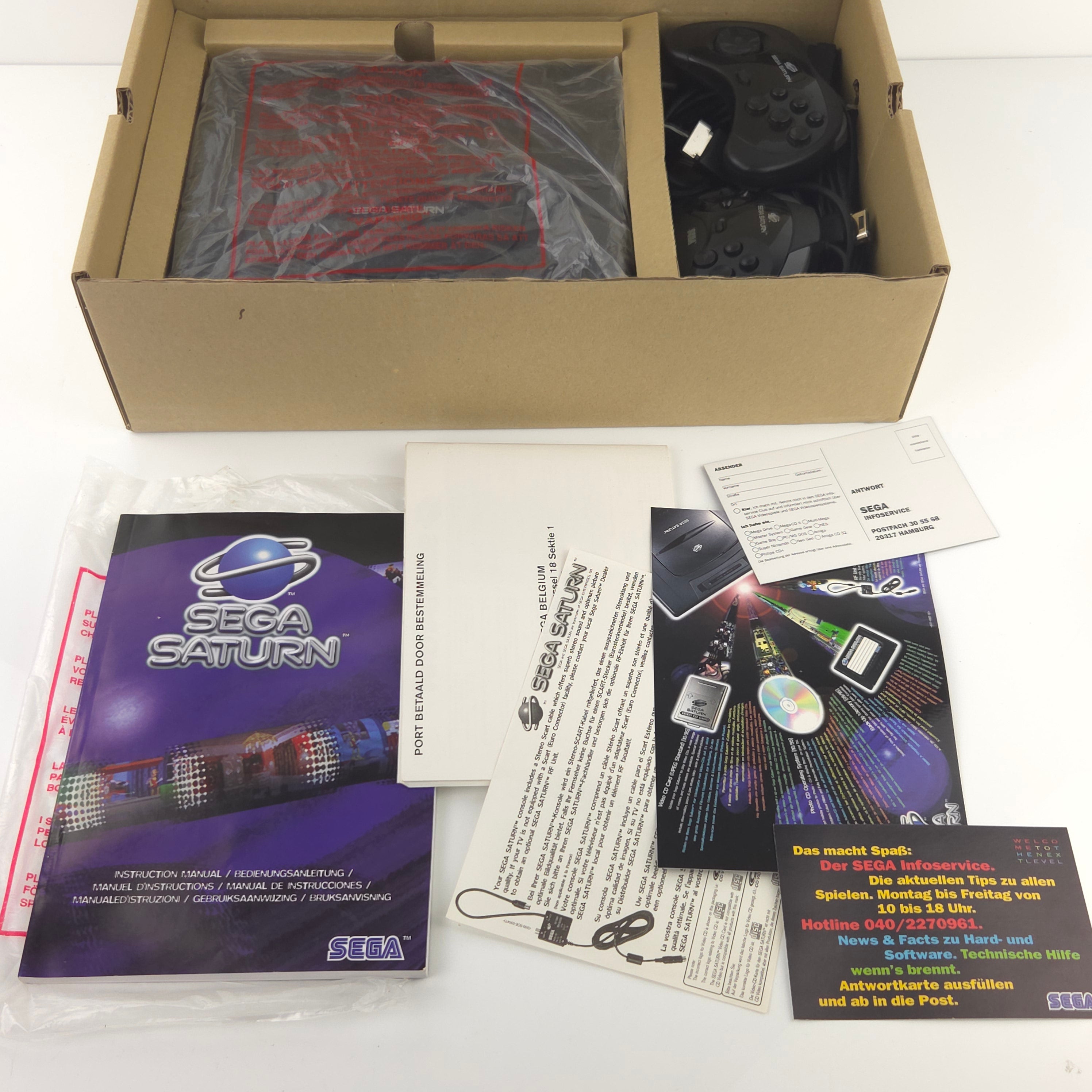 Sega Saturn Konsole OVP Controller Original Zubehör