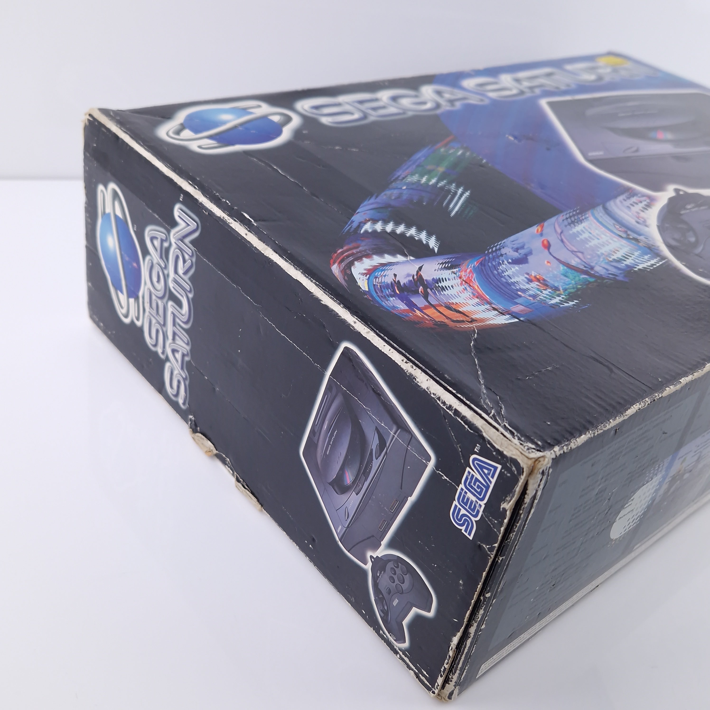 Sega Saturn Konsole Schwarz OVP PAL